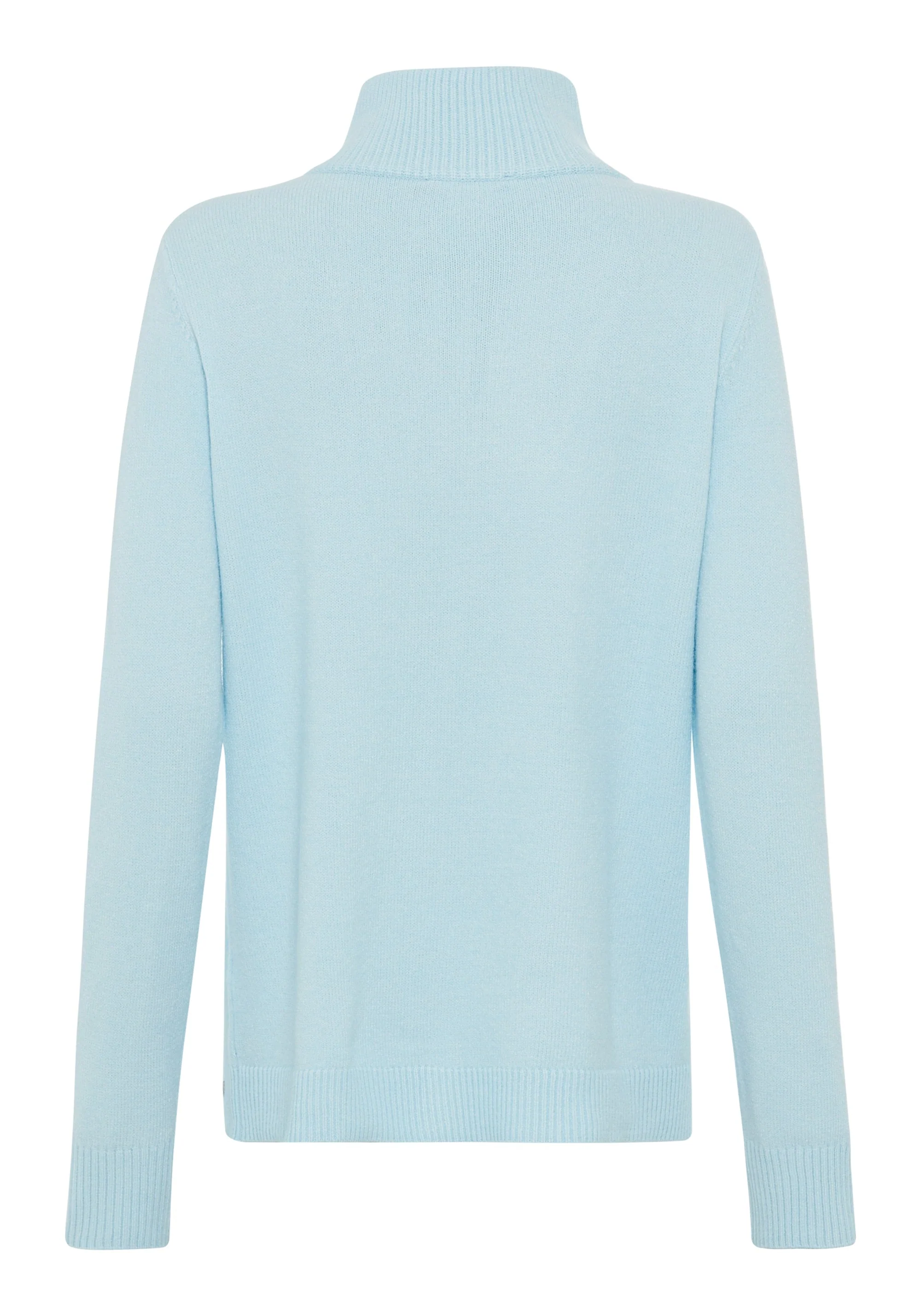 1/4 Zip Mock Neck Sweater - Image 5