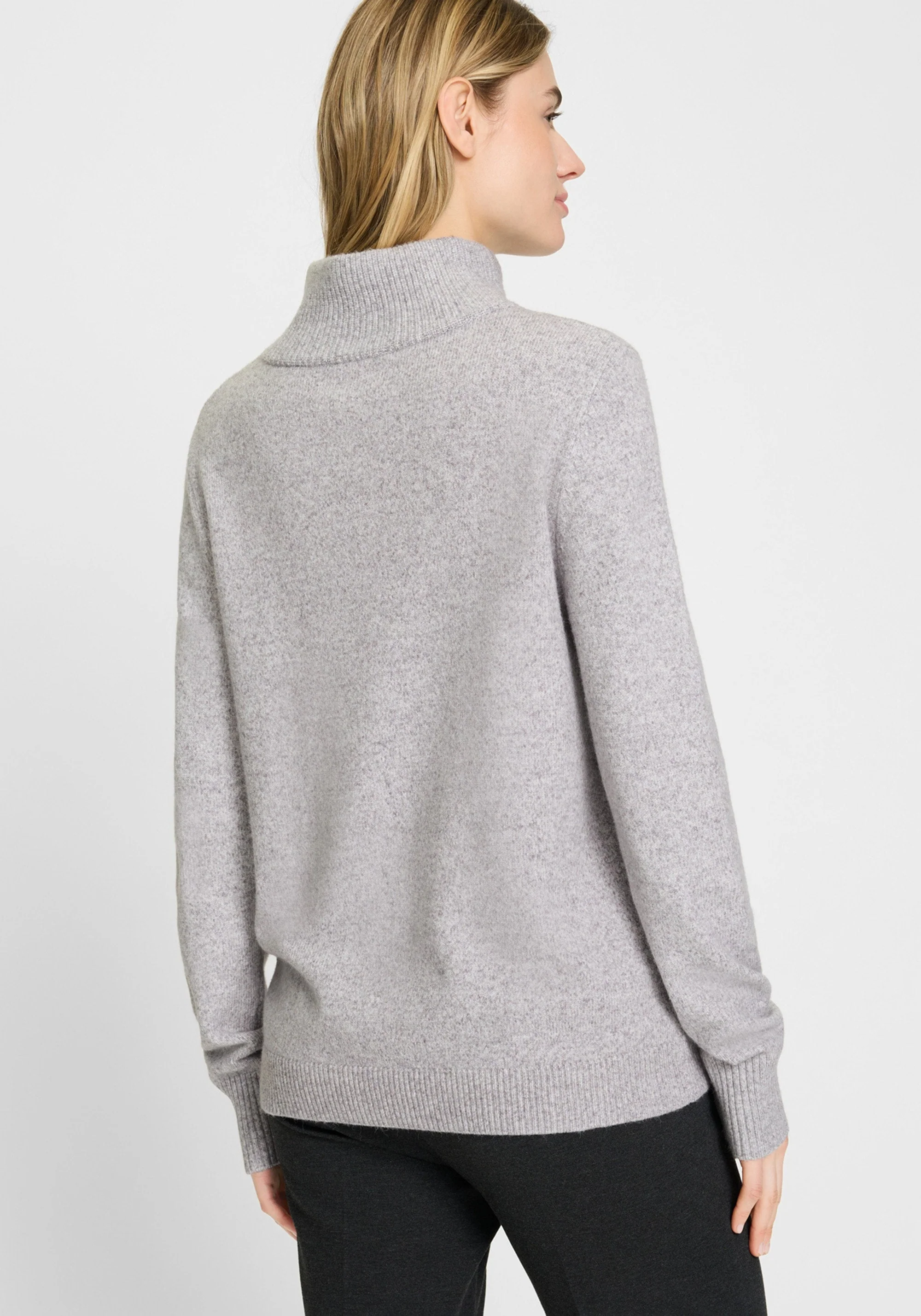1/4 Zip Mock Neck Sweater - Image 8