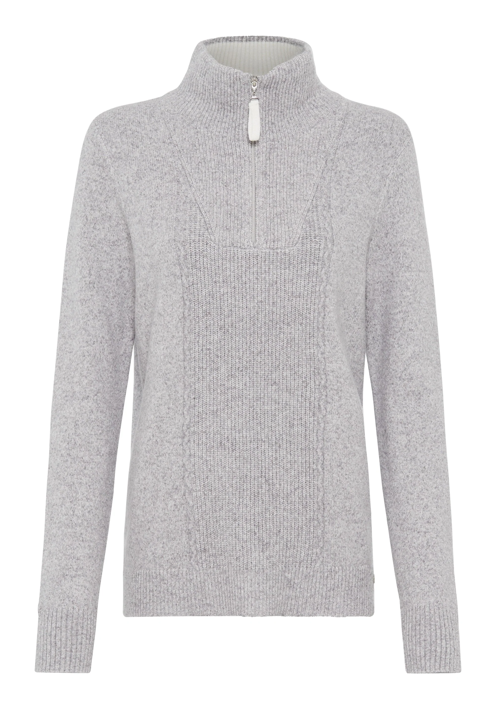 1/4 Zip Mock Neck Sweater - Image 9