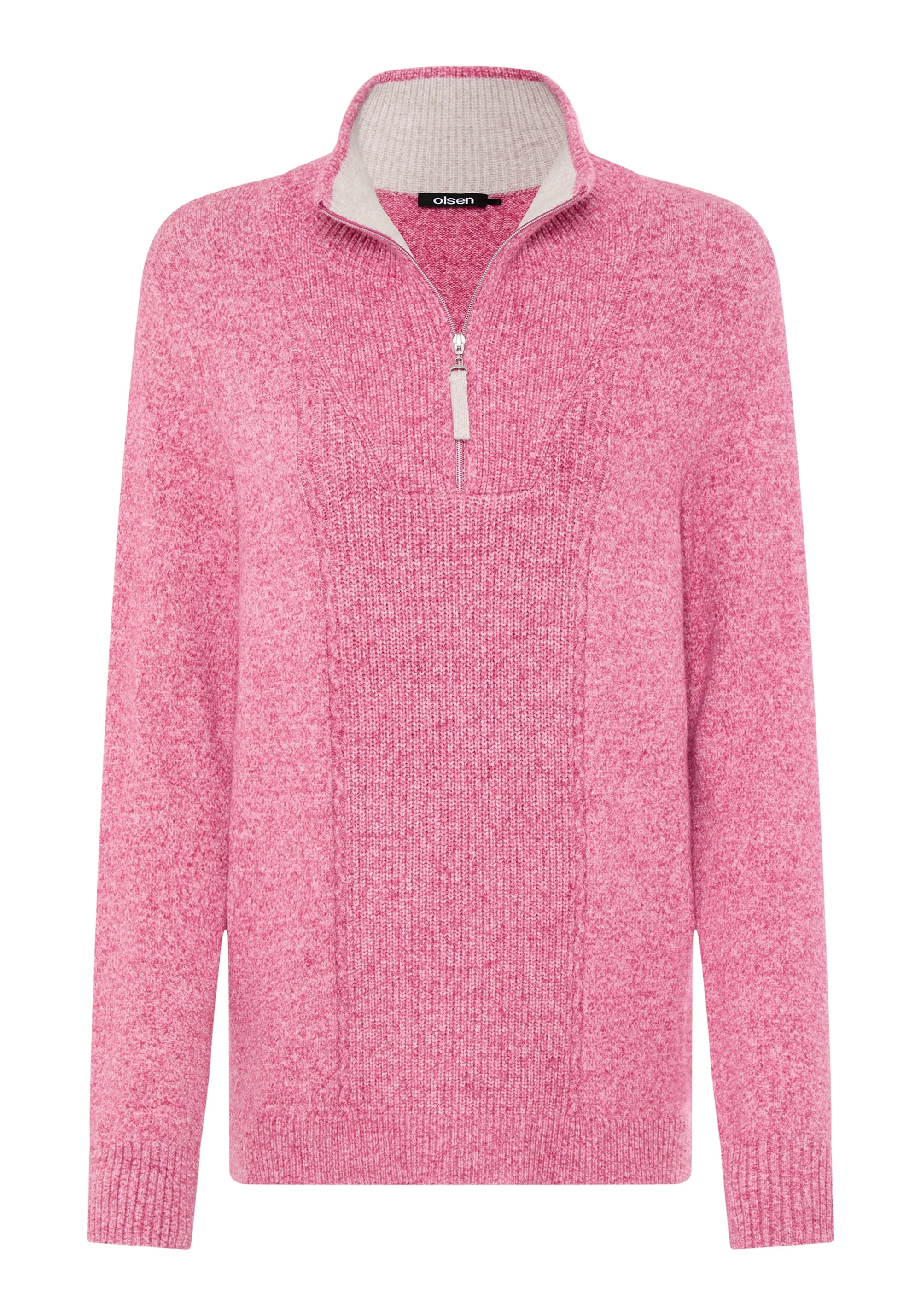1/4 Zip Mock Neck Sweater - Image 5