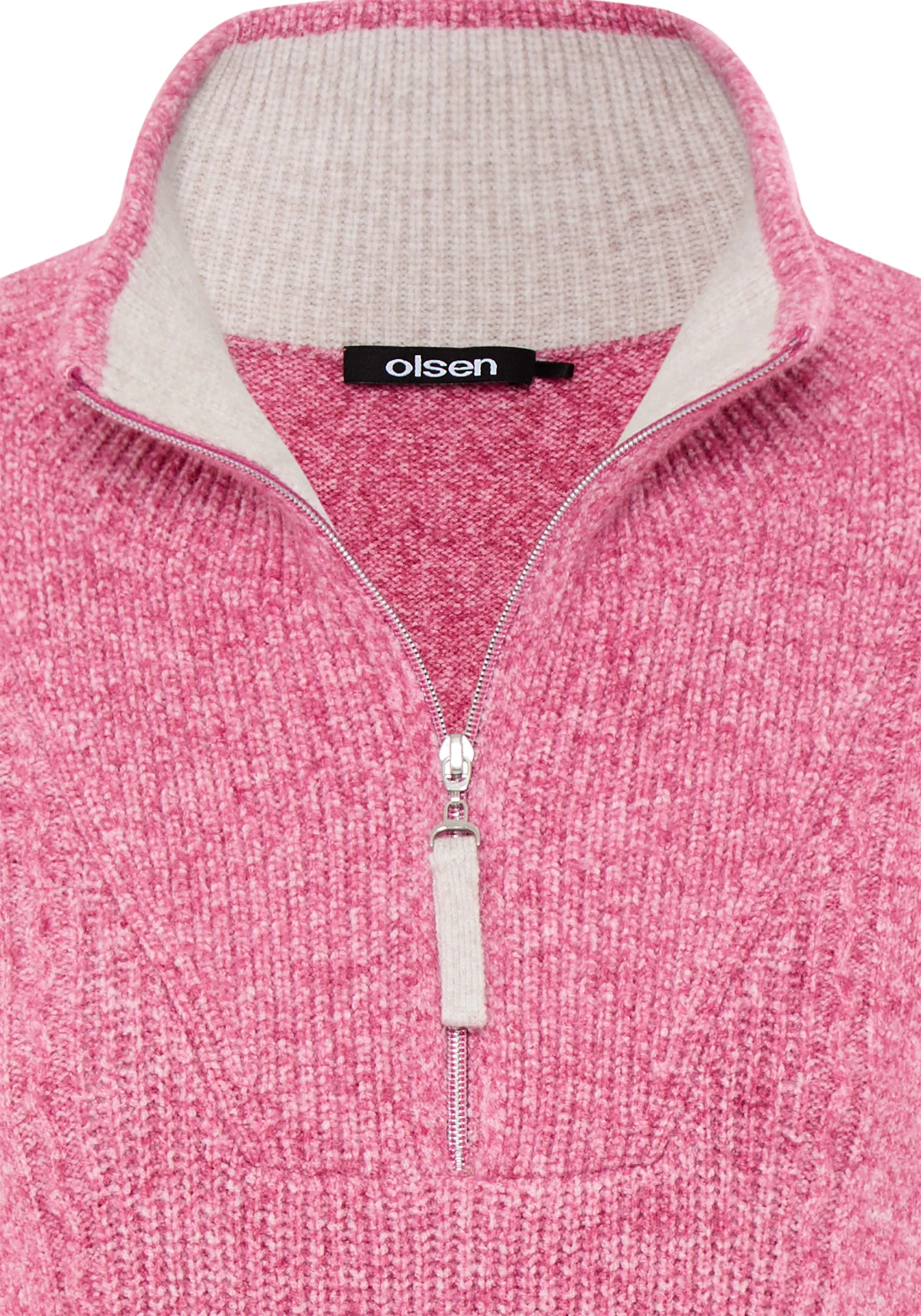 1/4 Zip Mock Neck Sweater - Image 7