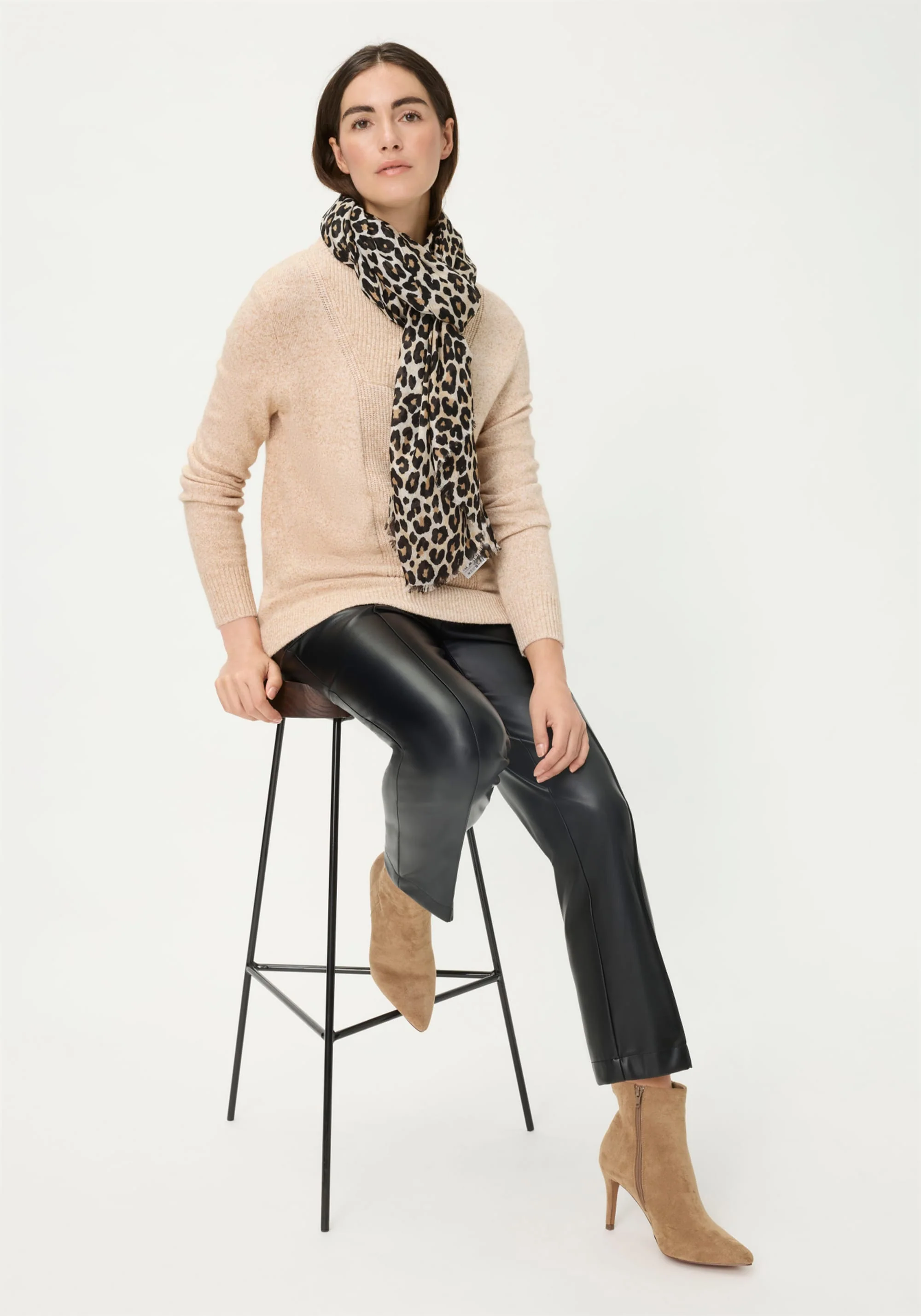 1/4 Zip Mock Neck Sweater - Image 5