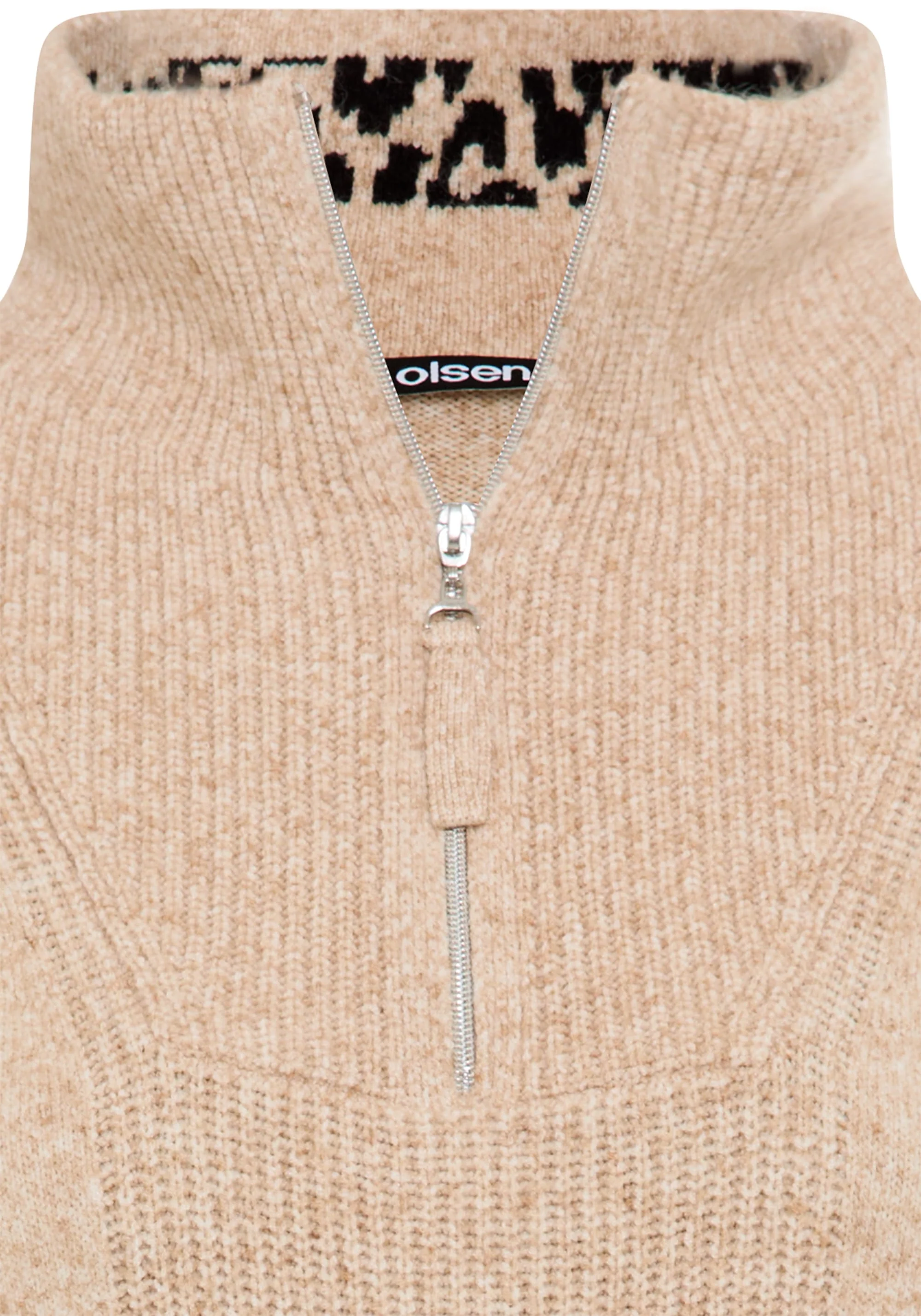 1/4 Zip Mock Neck Sweater - Image 8