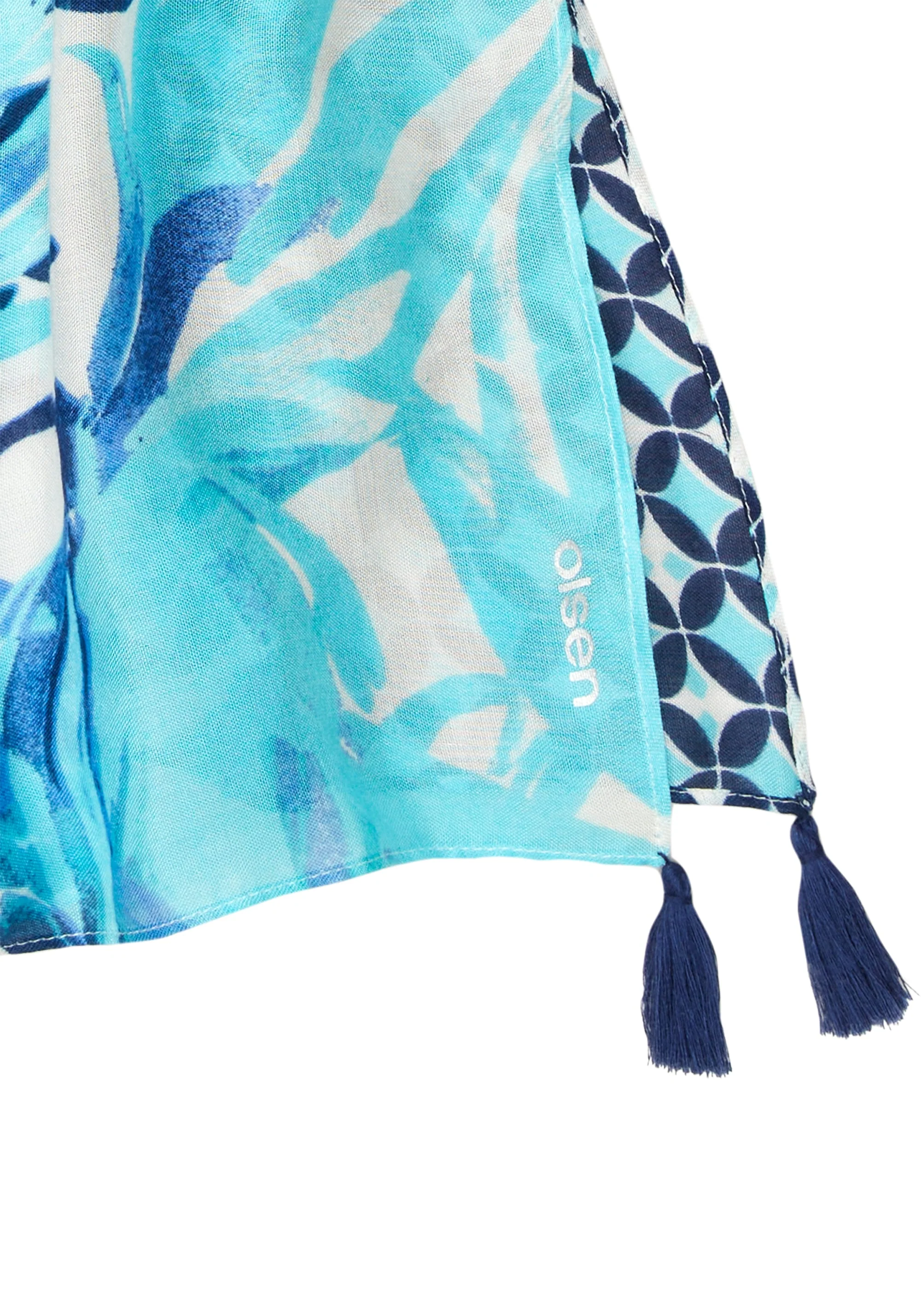 Abstract Palm Print Scarf - Image 2