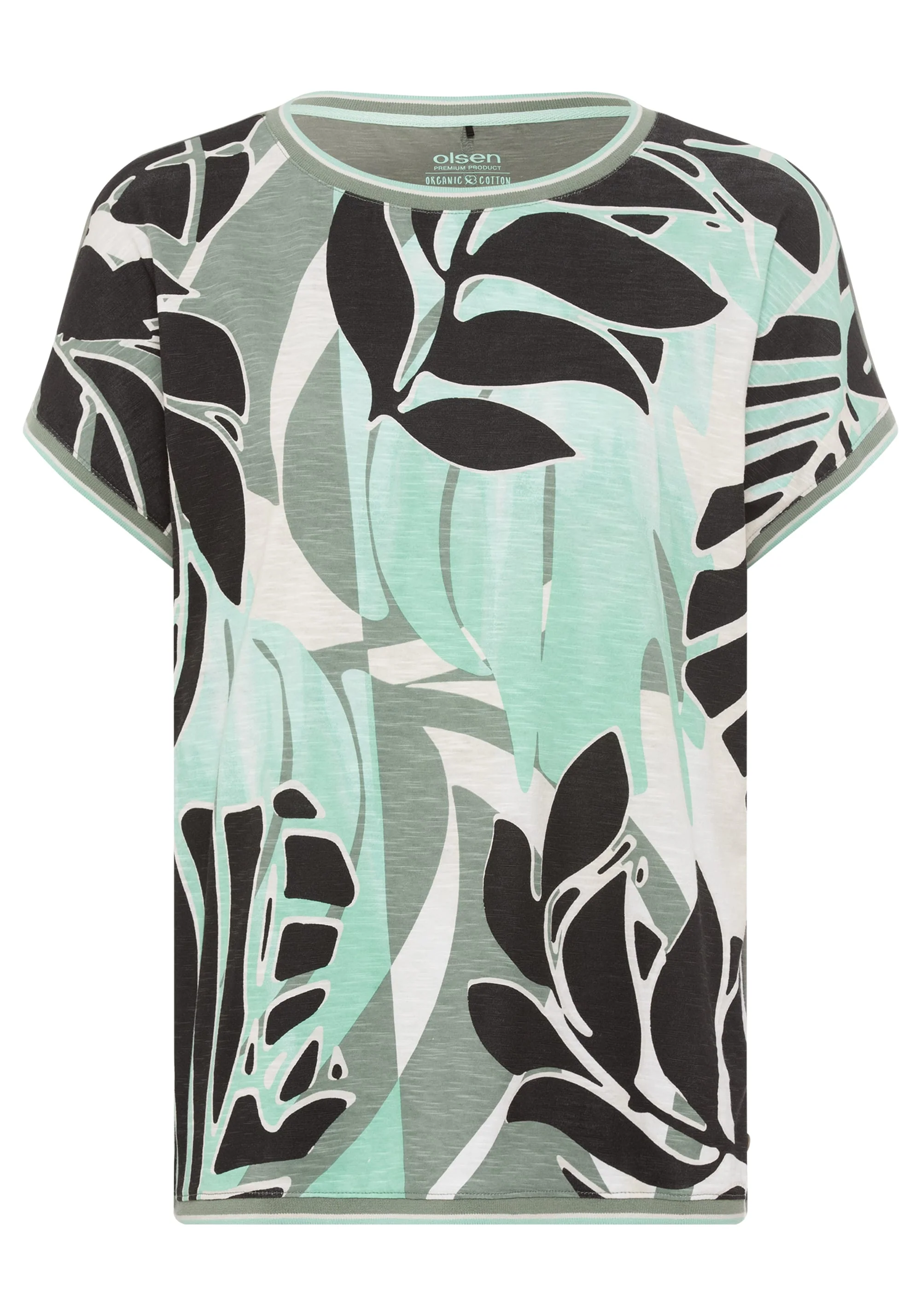 Abstract Palm Print T-Shirt - Image 4