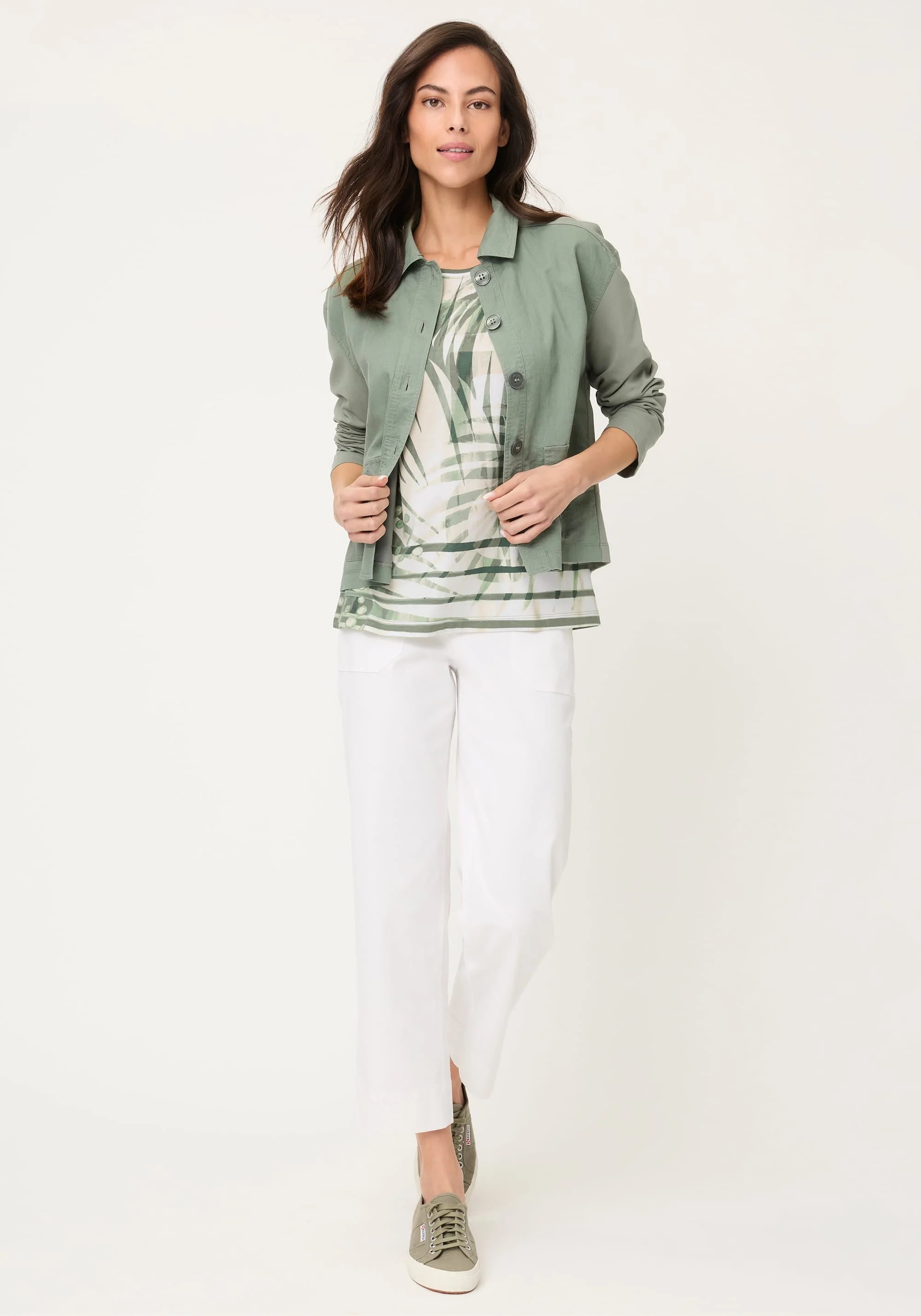 Abstract Palm Print T-Shirt - Image 4
