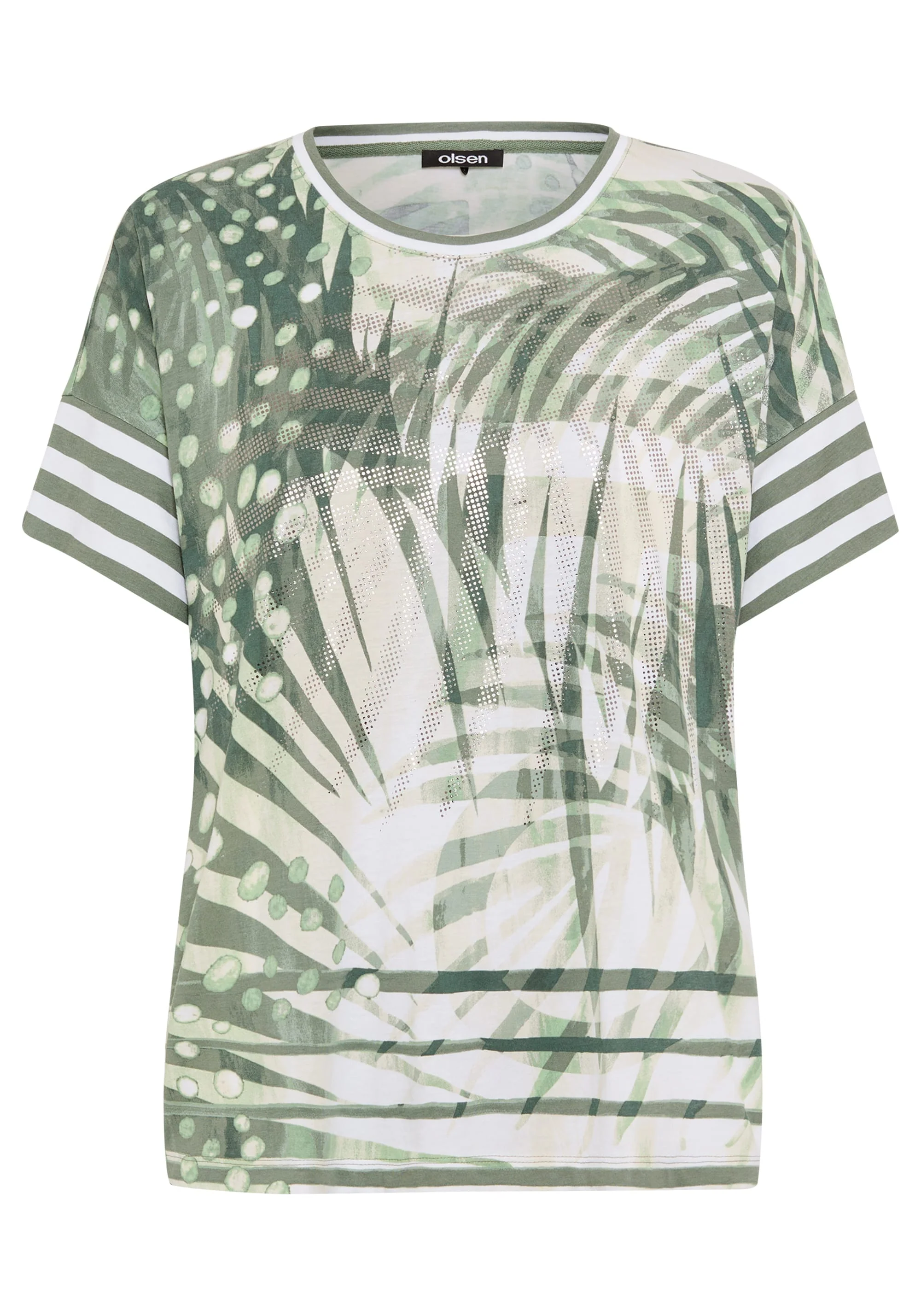 Abstract Palm Print T-Shirt - Image 5