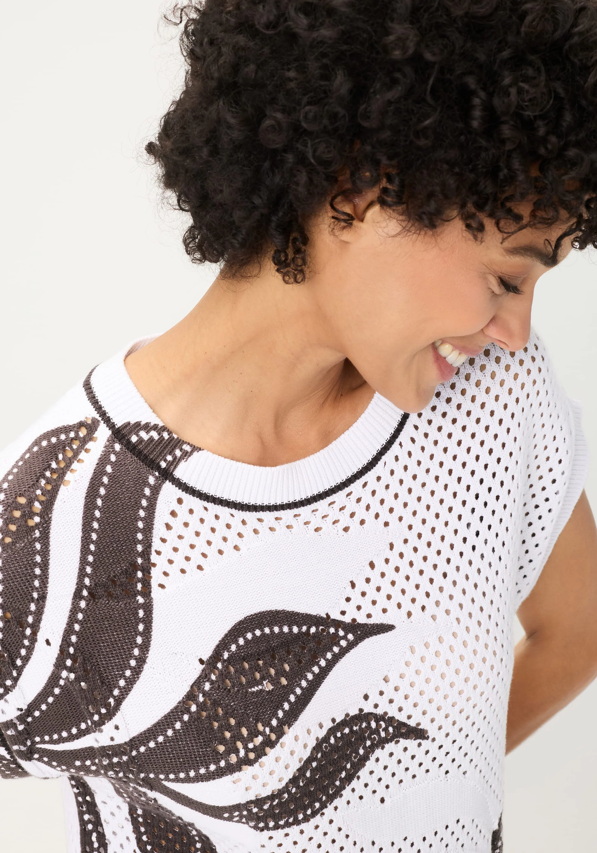 Ajour Knit Sweater - Image 3