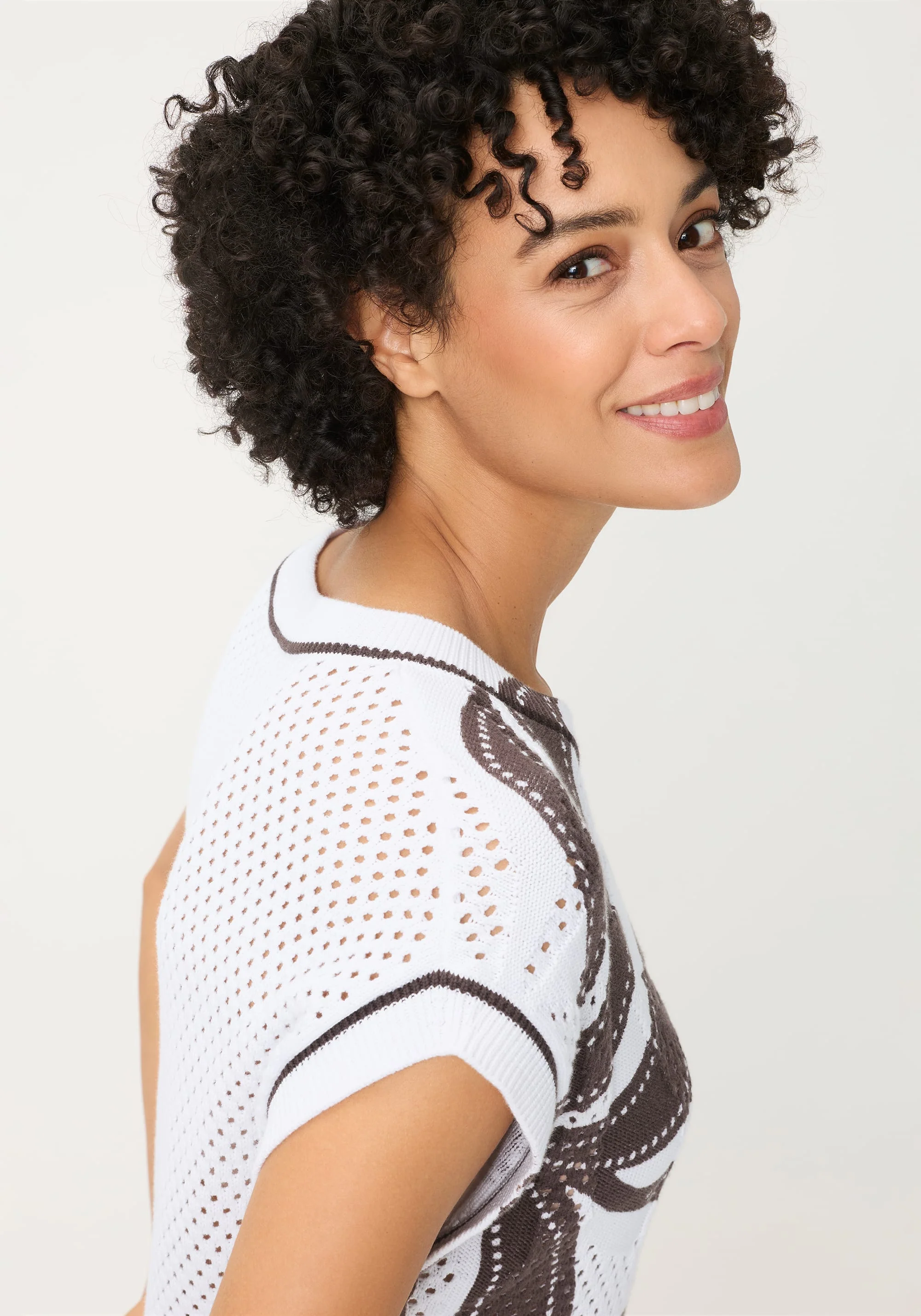 Ajour Knit Sweater - Image 4