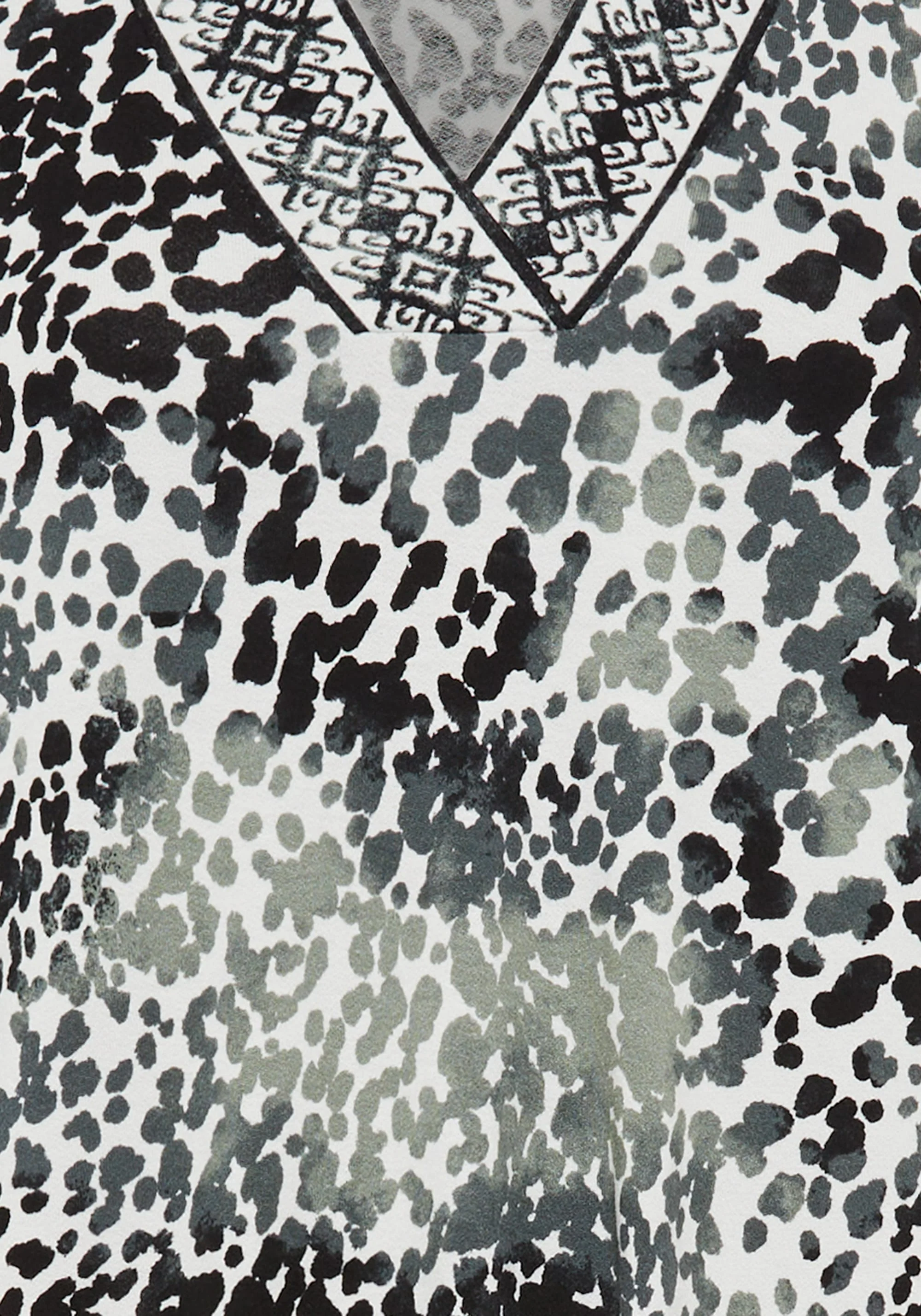 Animal Print Bell Sleeve Dress - Image 5