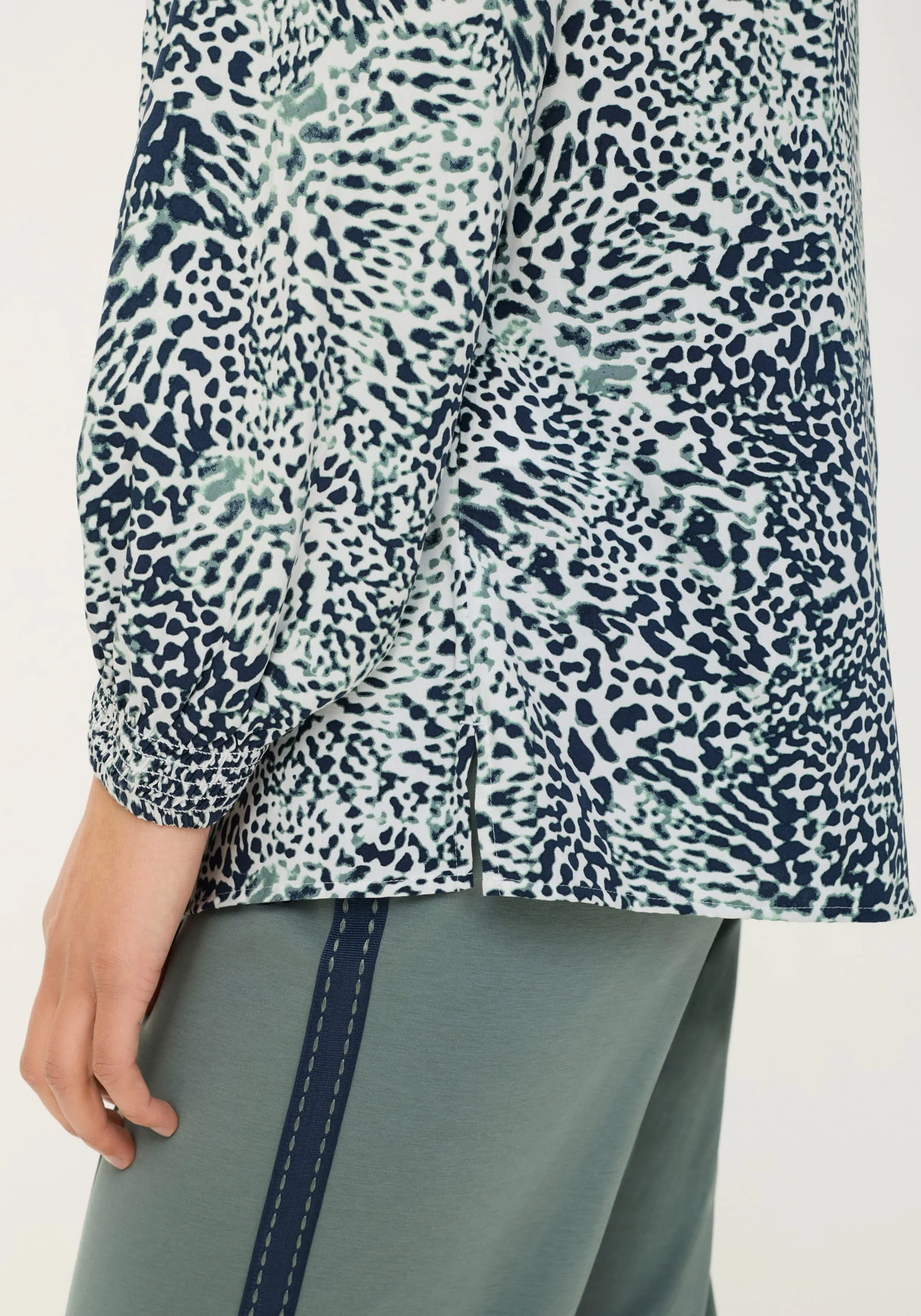 Animal Print Tunic Blouse - Image 6
