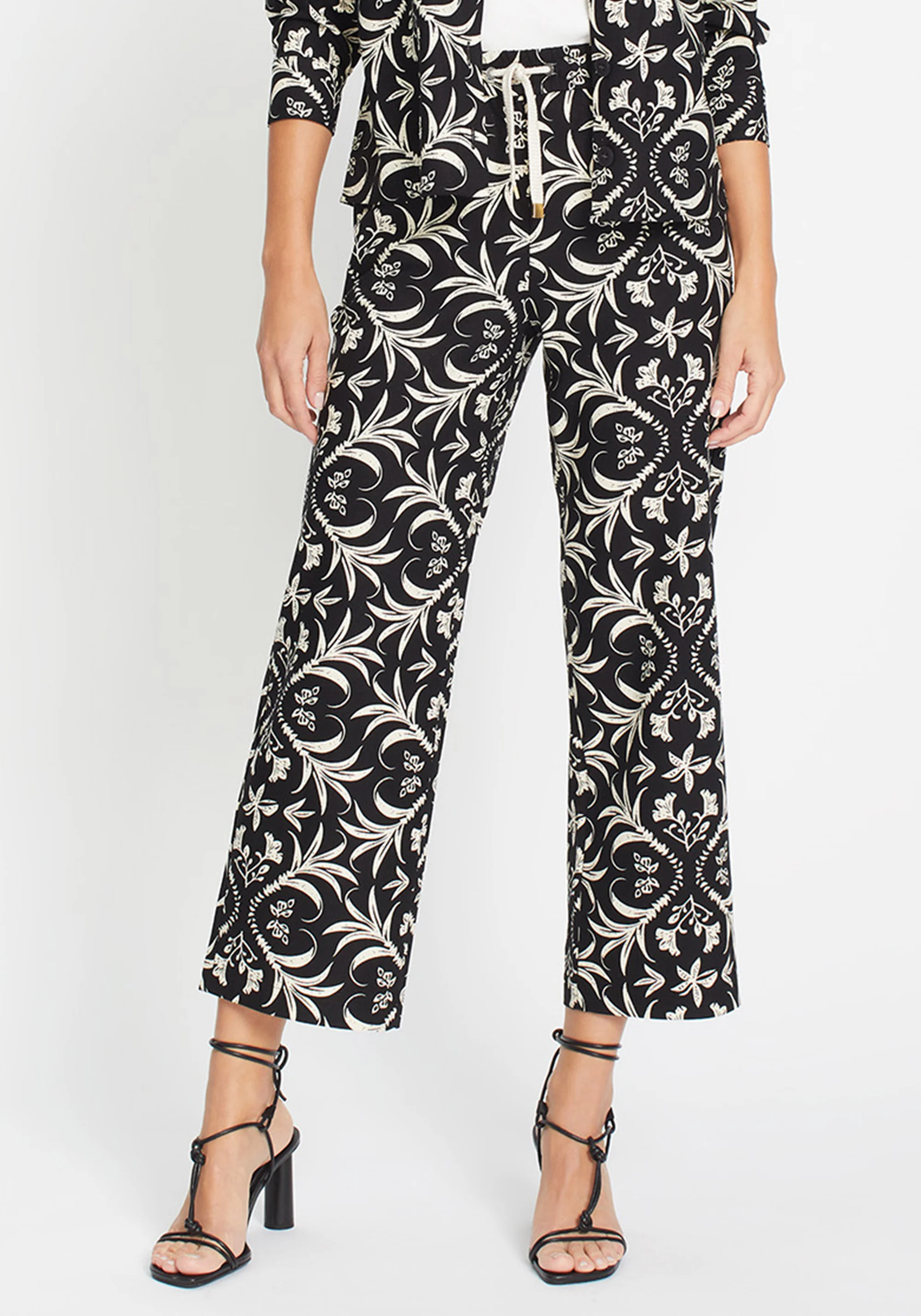 Anna Fit Ornamental Cropped Pant - Image 3