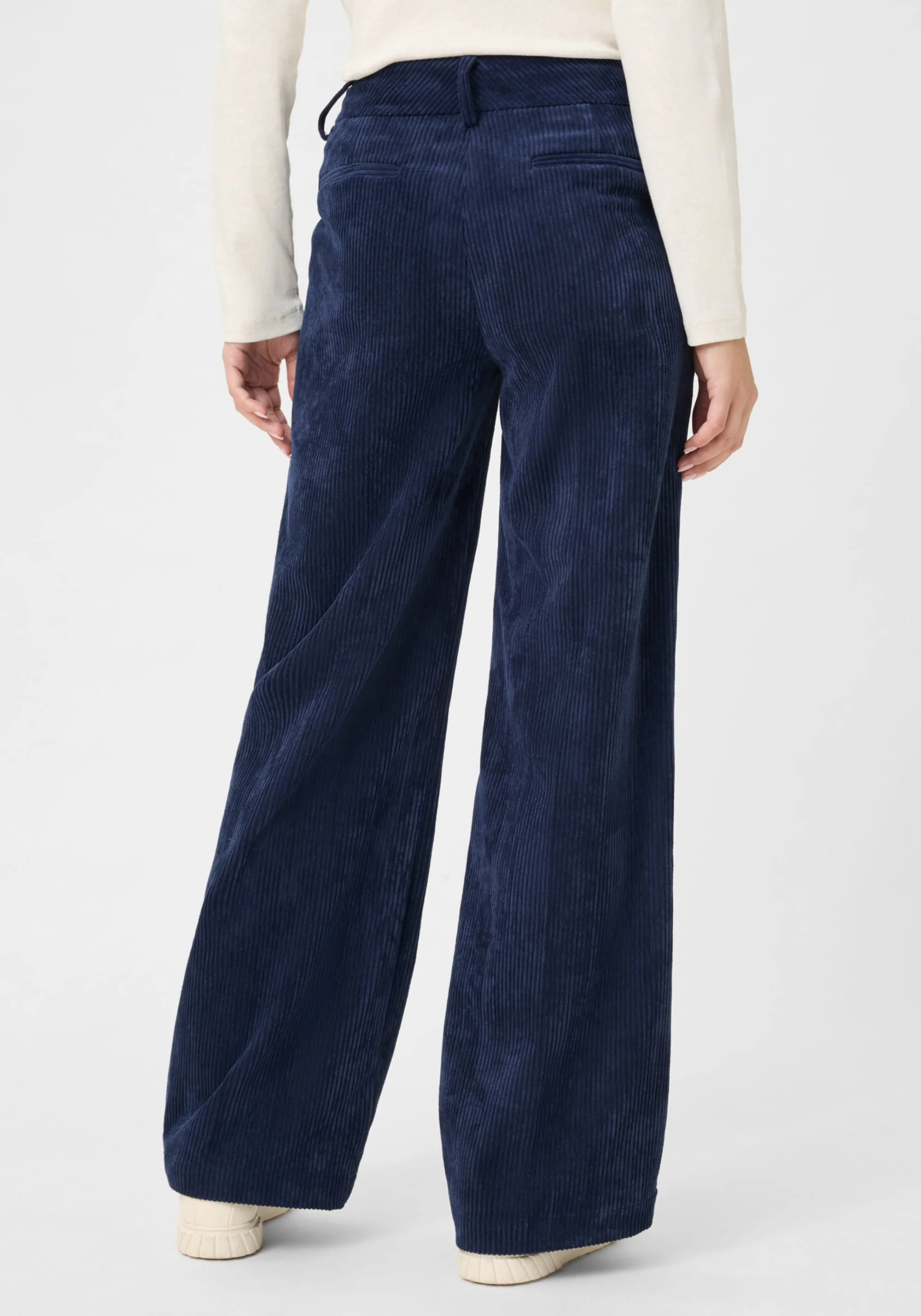 Anna Fit Wide Leg Cord Trouser - Image 3