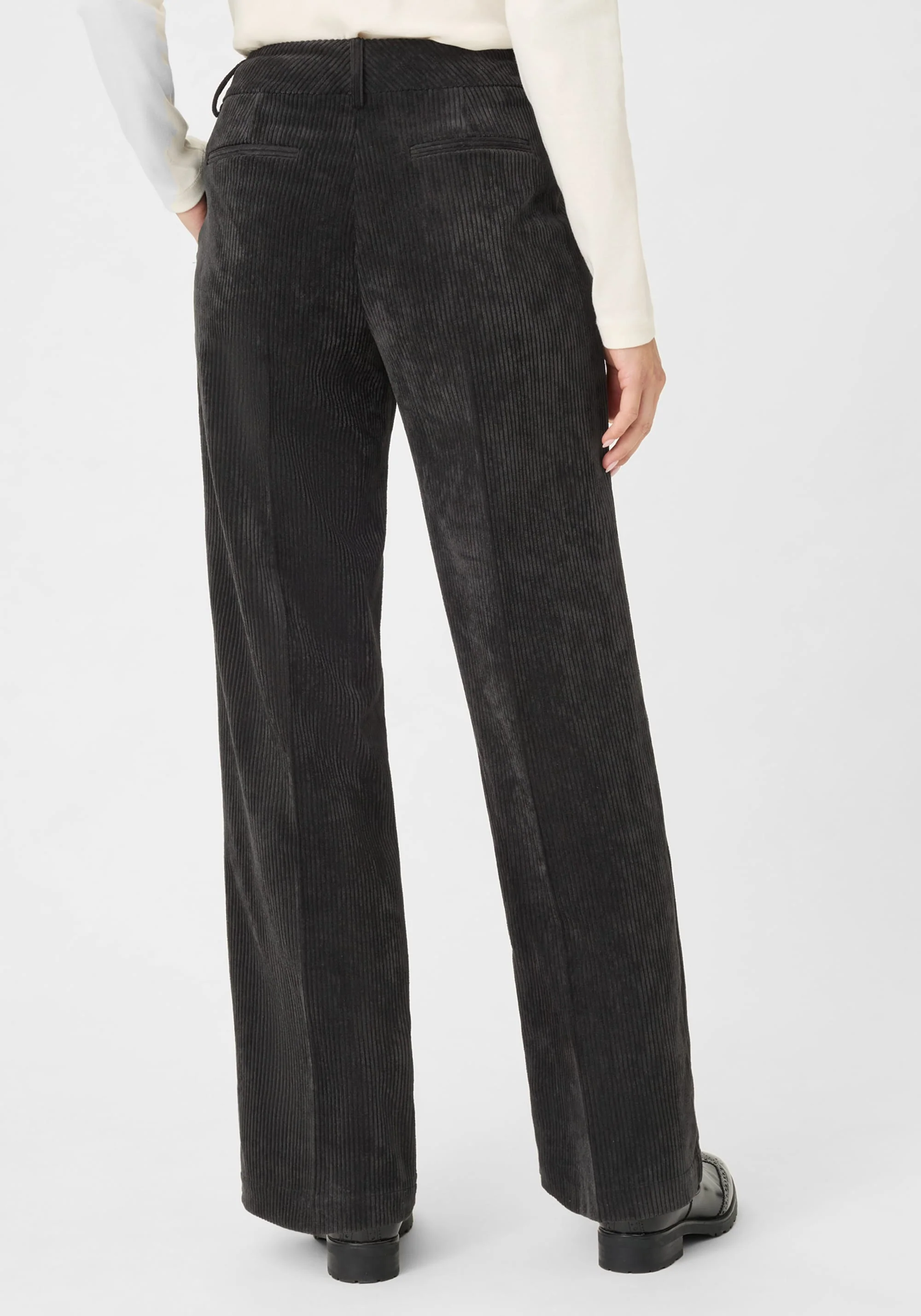 Anna Fit Wide Leg Cord Trouser - Image 3