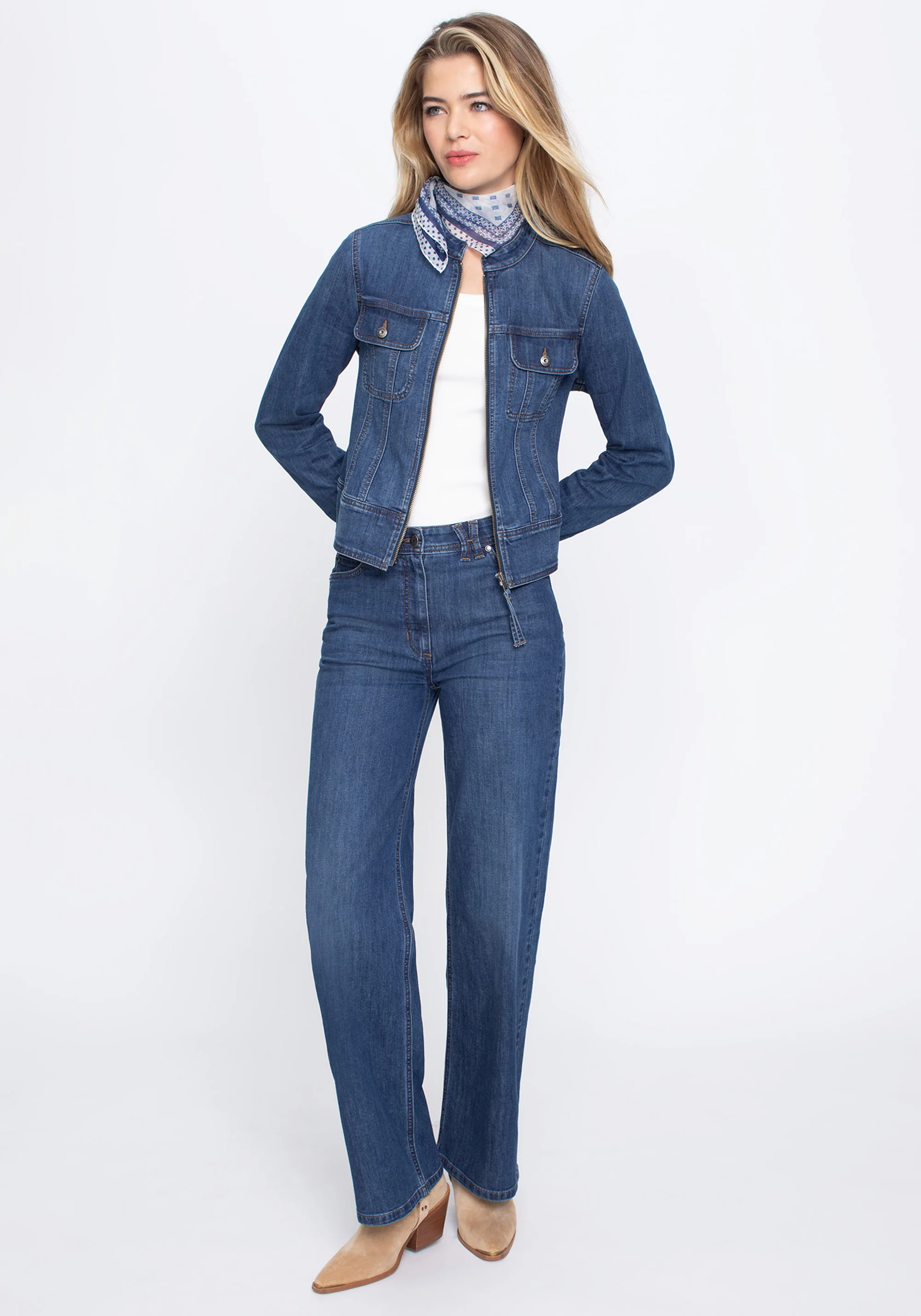 Anna Fit Wide Leg Jean - Image 2
