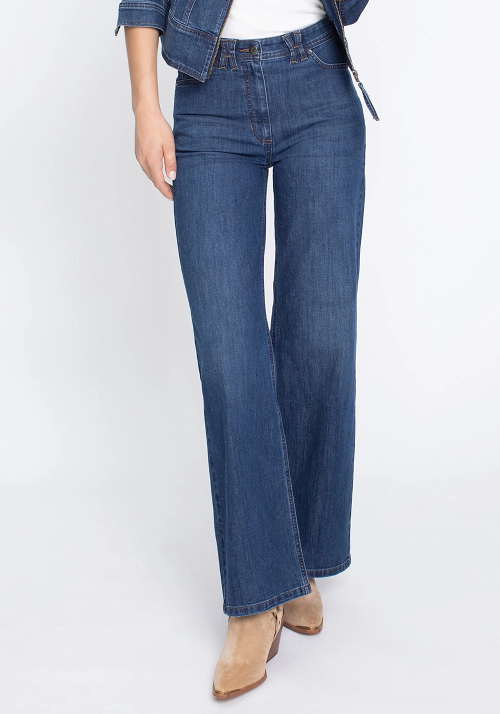 Anna Fit Wide Leg Jean - Image 3