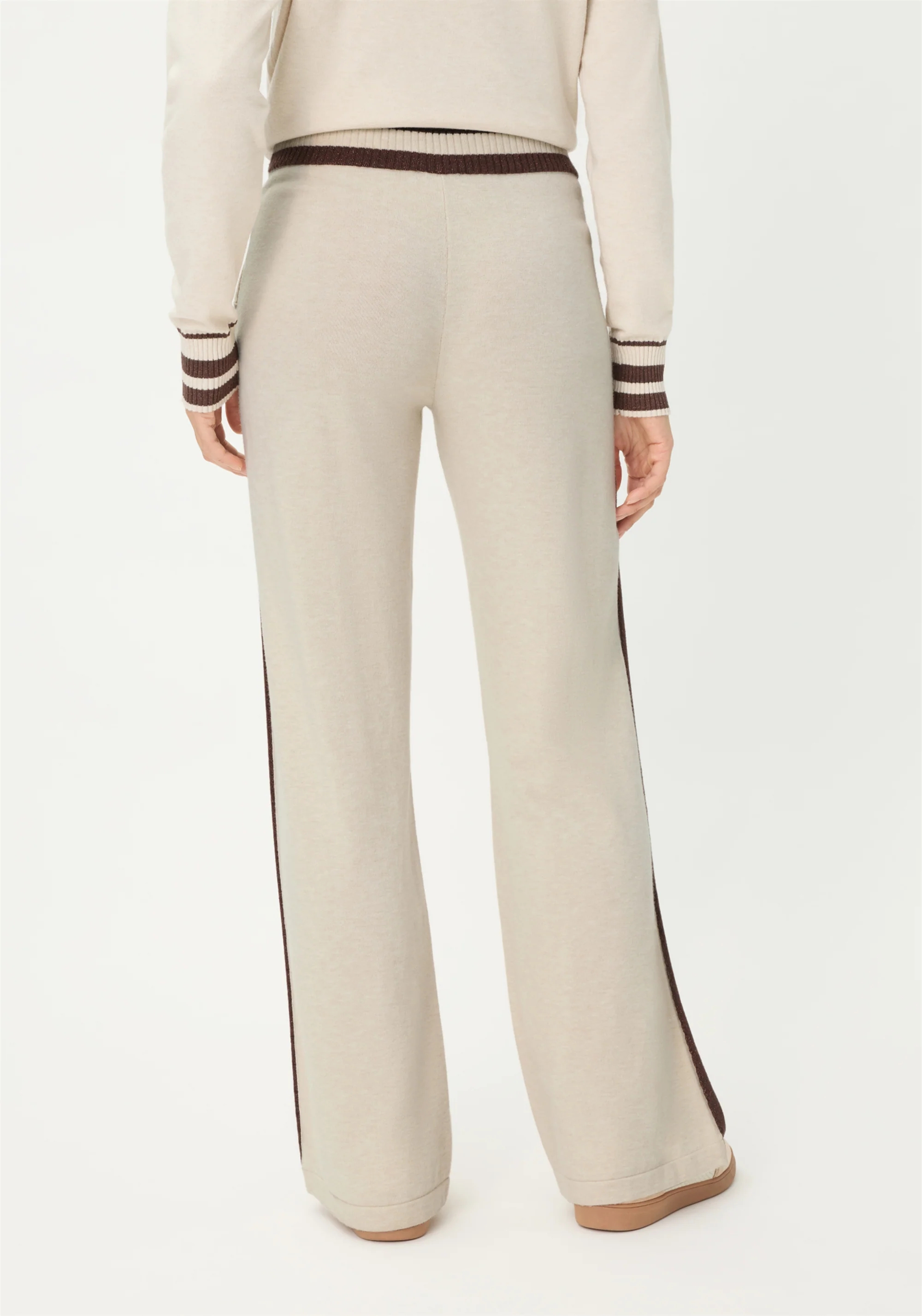 Anna Fit Wide Leg Knit Drawstring Pant - Image 4