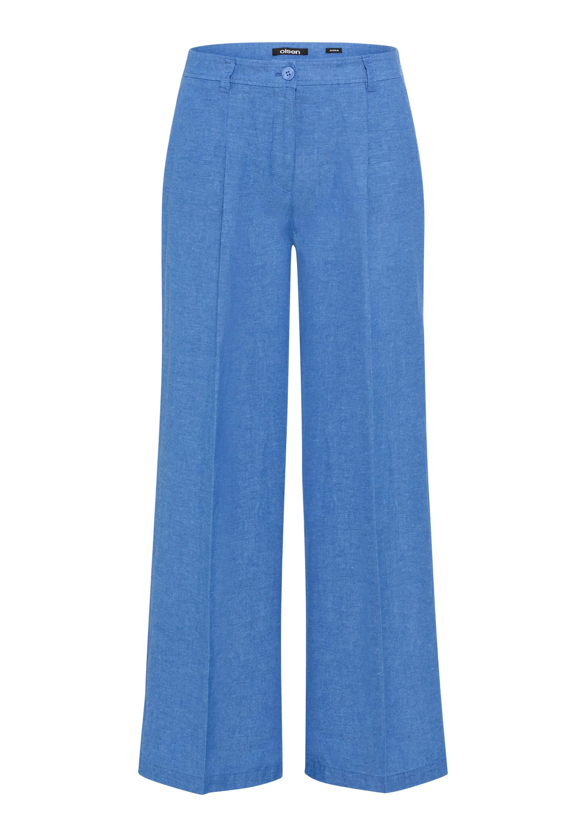 Anna Fit Wide Leg Pleated Trouser - Image 4