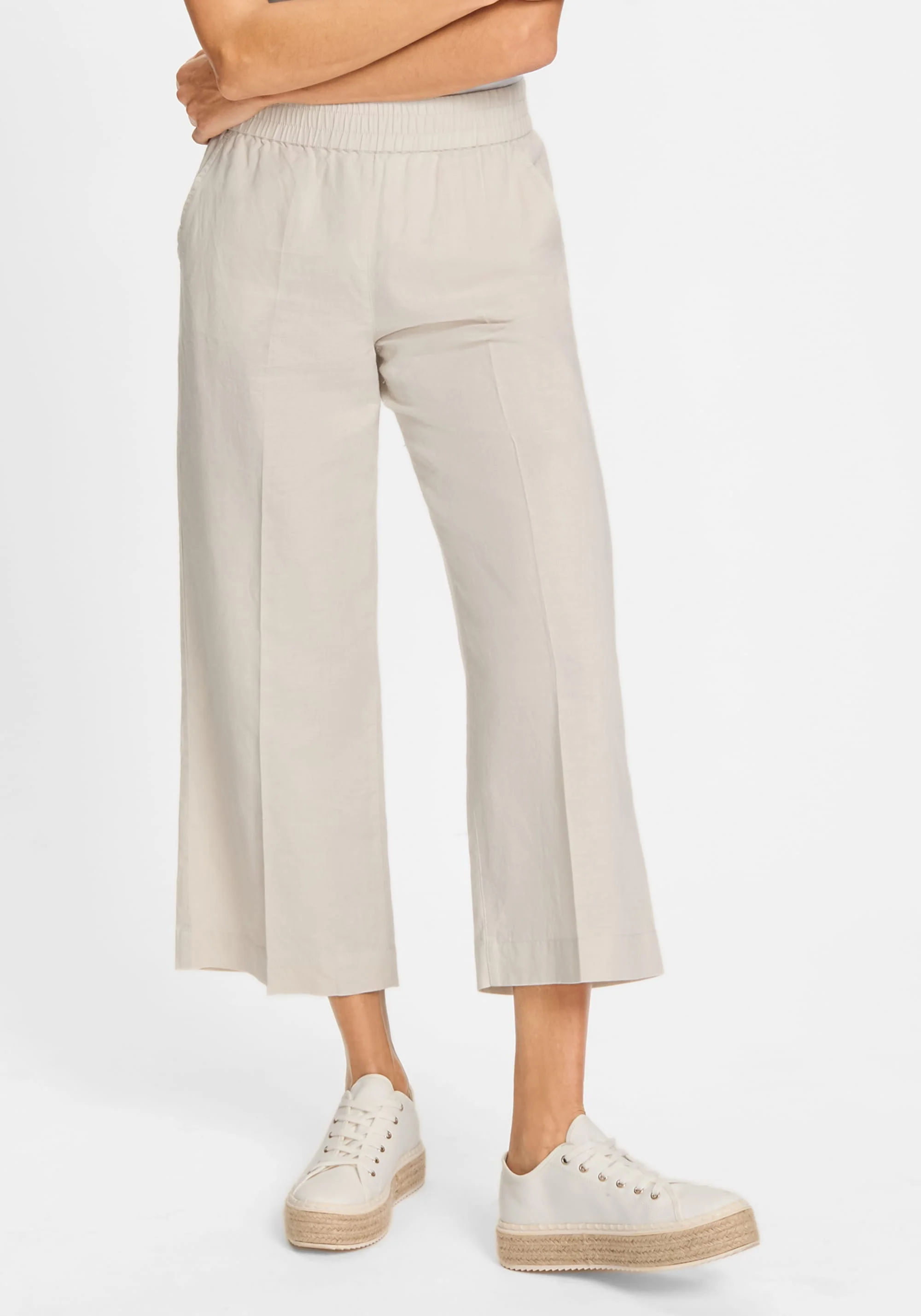 Anna Fit Wide Leg Pull-On Culottes - Image 2