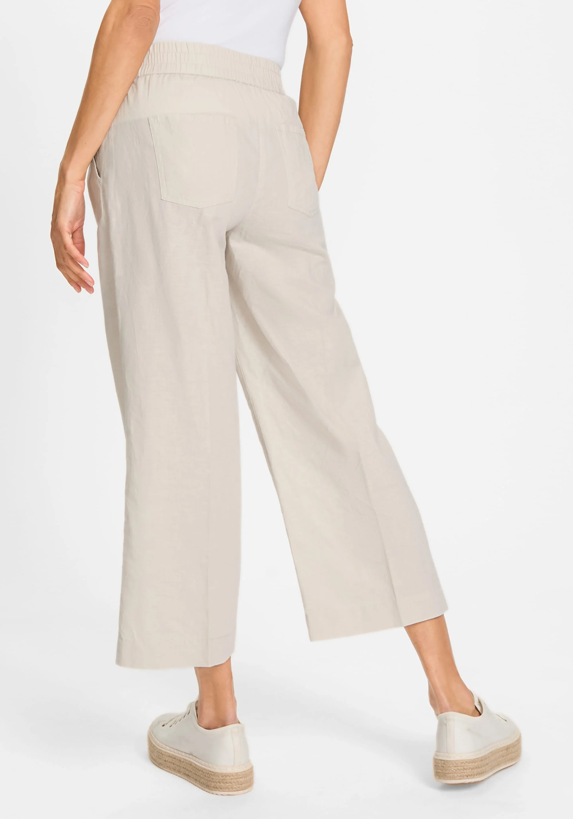Anna Fit Wide Leg Pull-On Culottes - Image 3