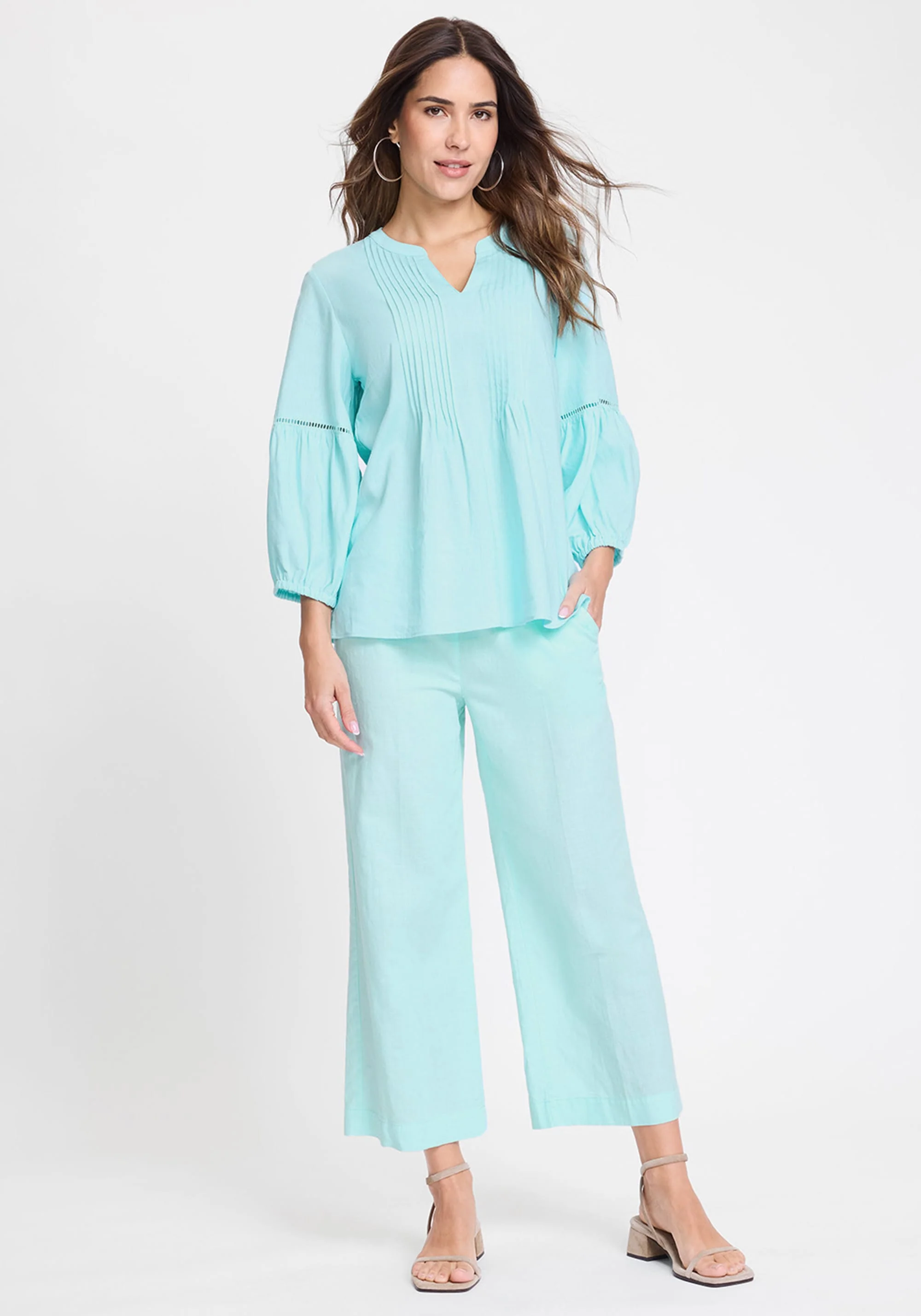 Anna Fit Wide Leg Pull-On Culottes - Image 7