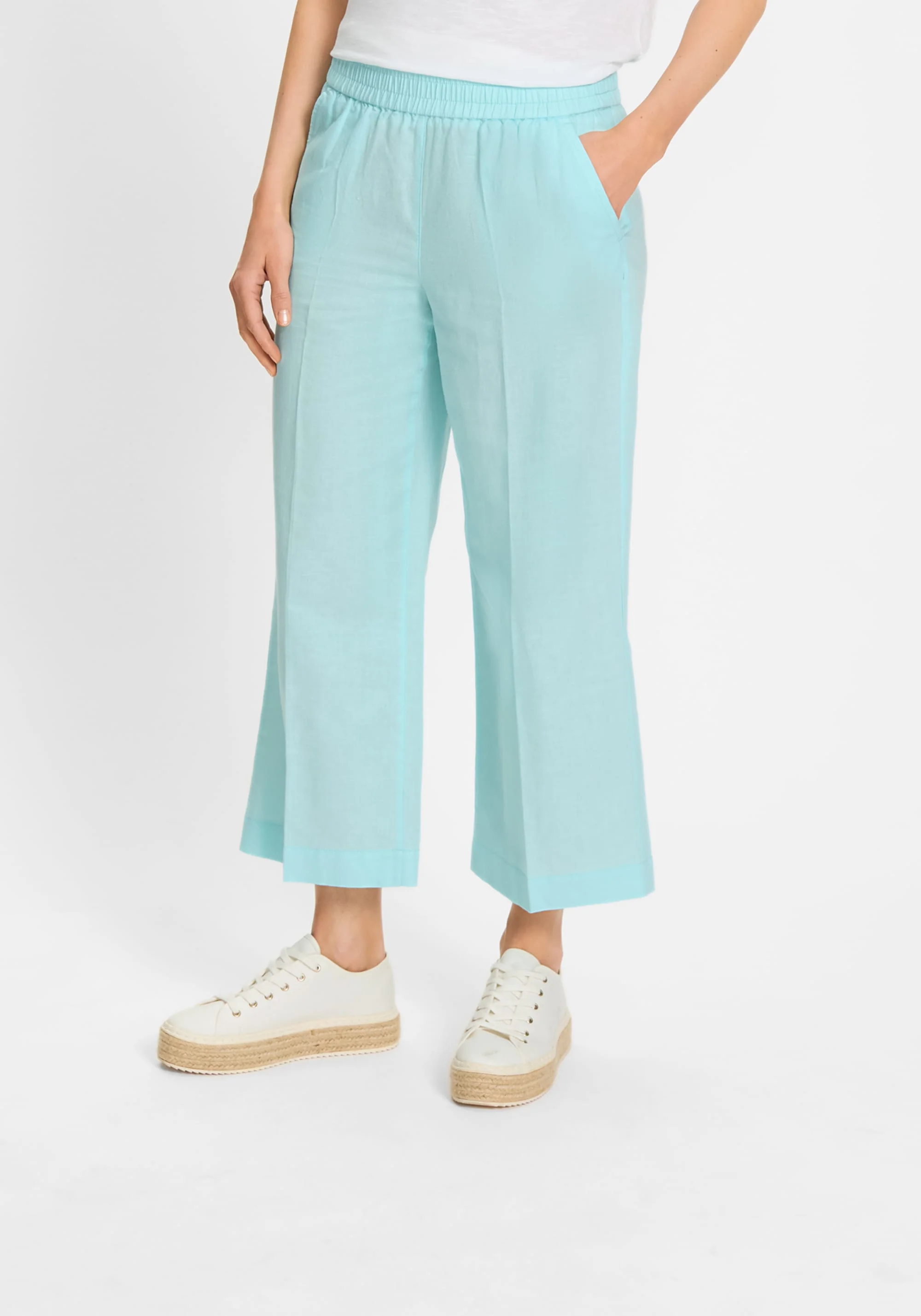 Anna Fit Wide Leg Pull-On Culottes - Image 8