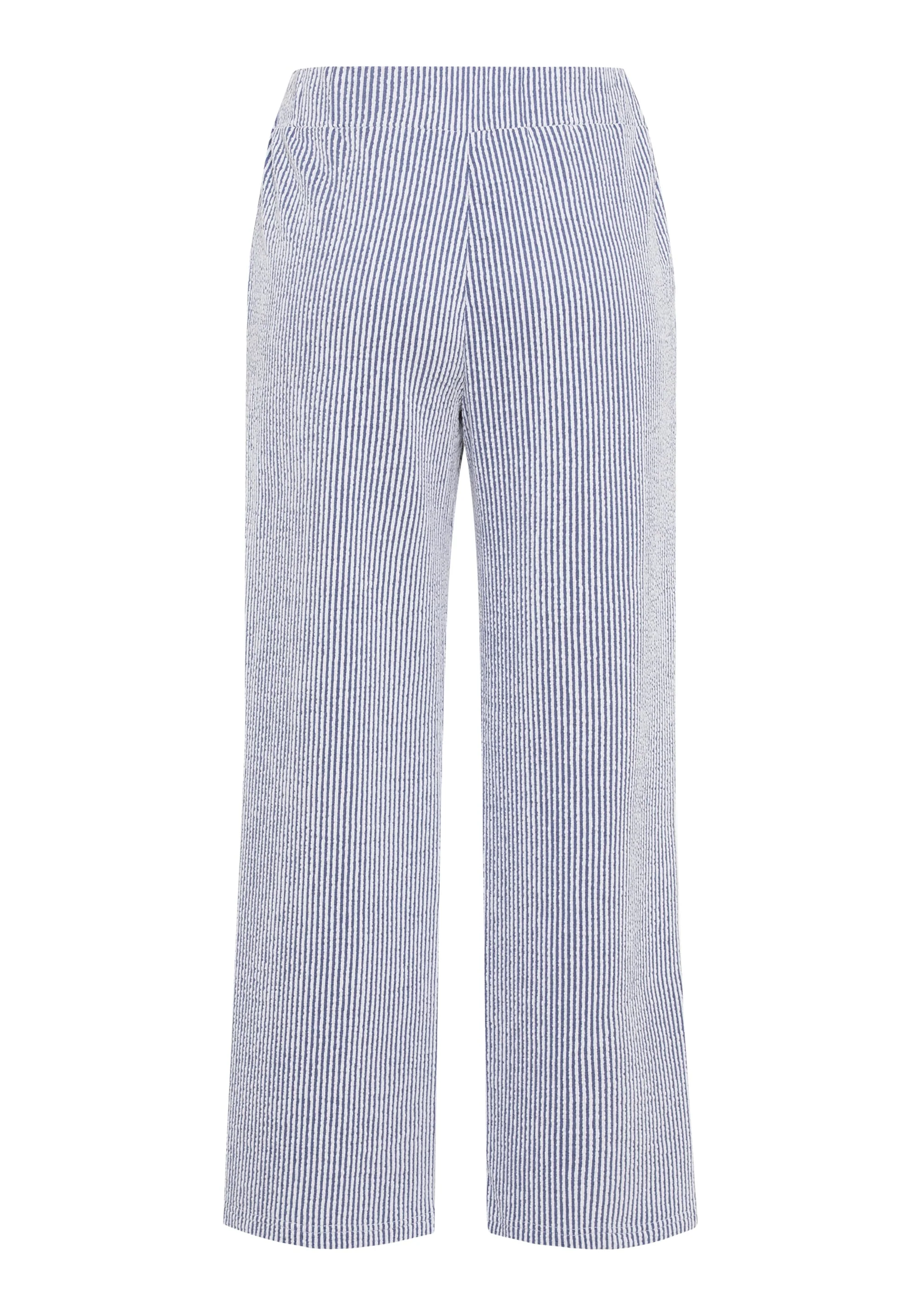 Anna Fit Wide Leg Seersucker Pant - Image 5