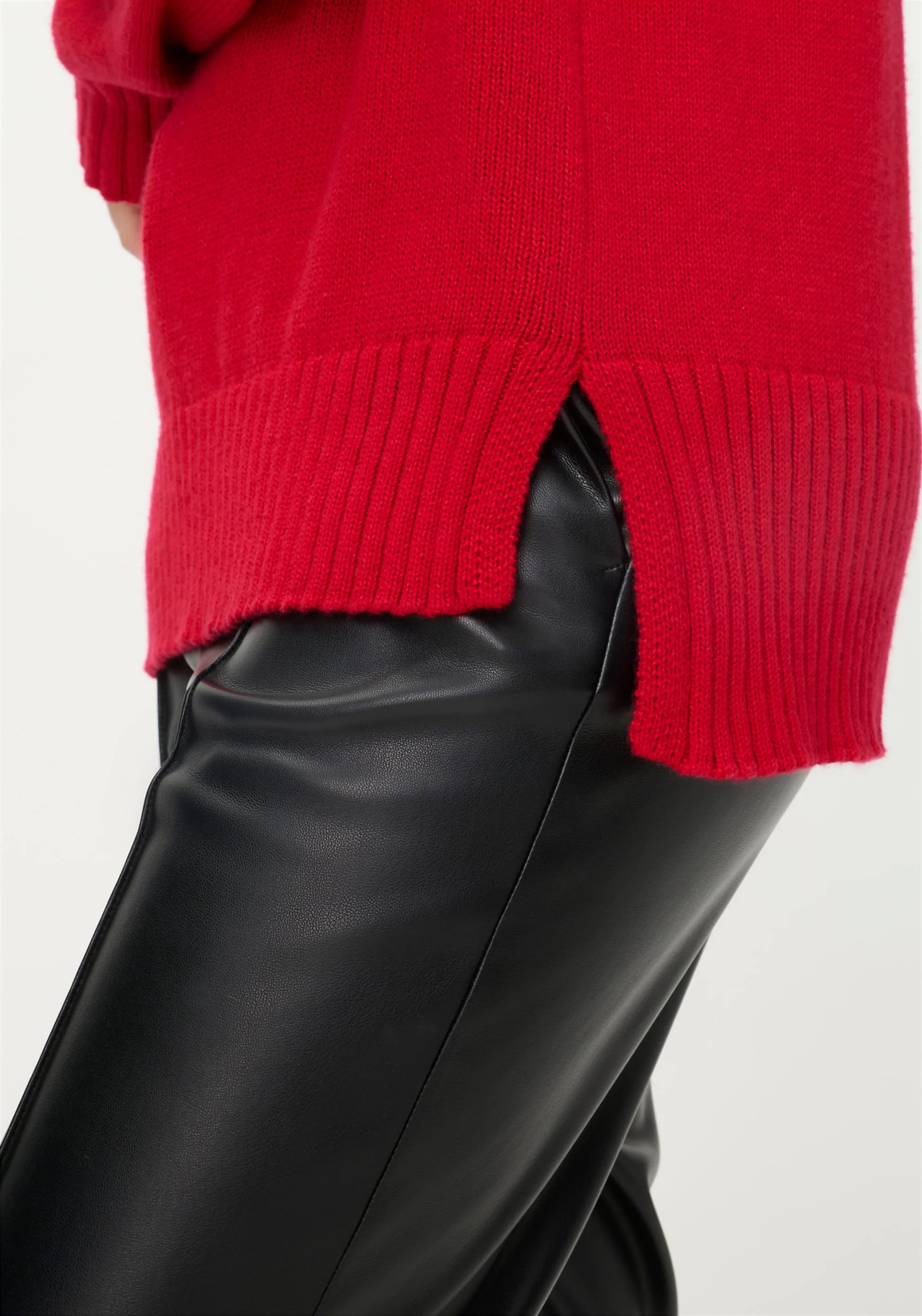 Basic Mock Neck Sweater - Image 4