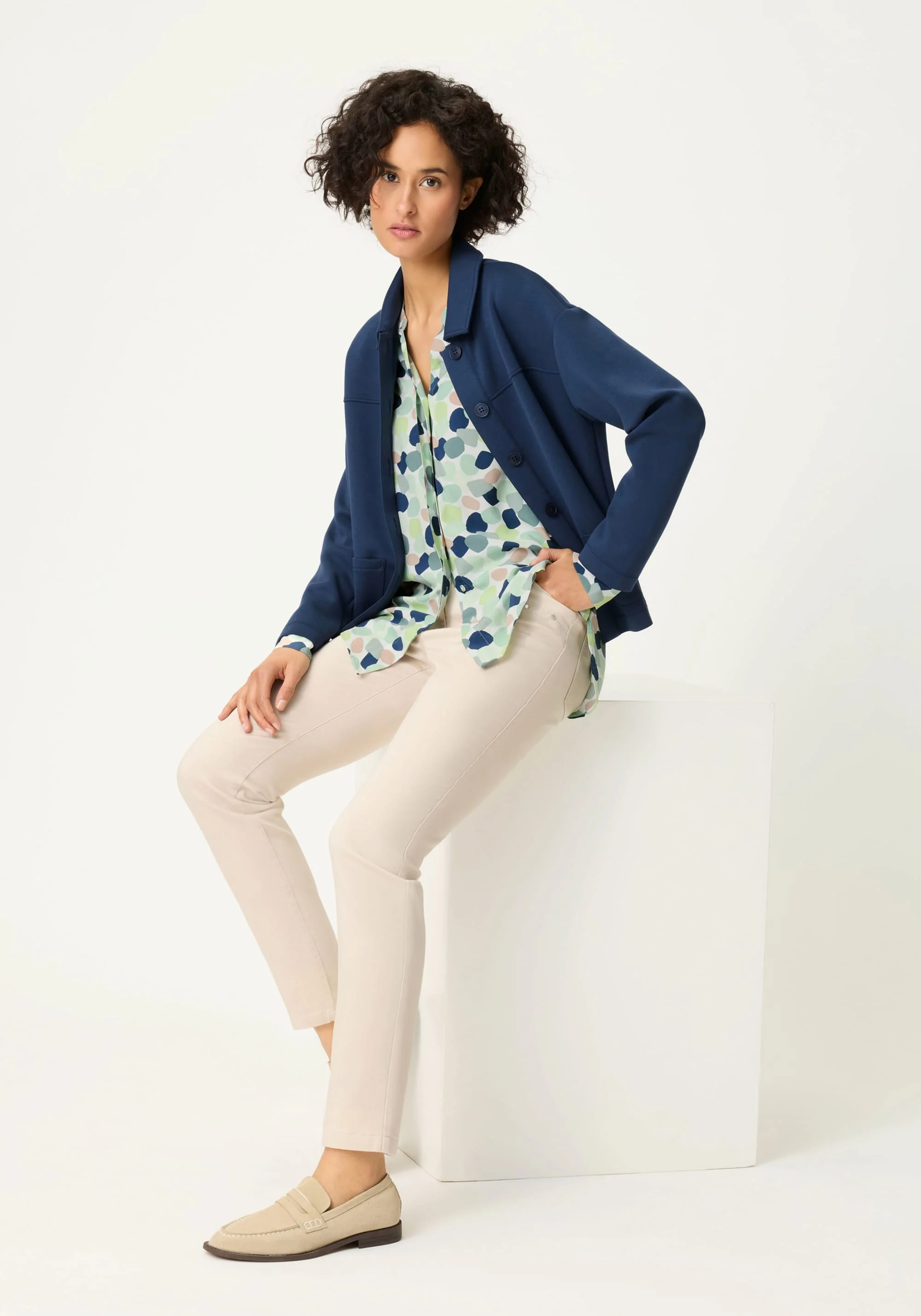 Blot Print Blouse - Image 5