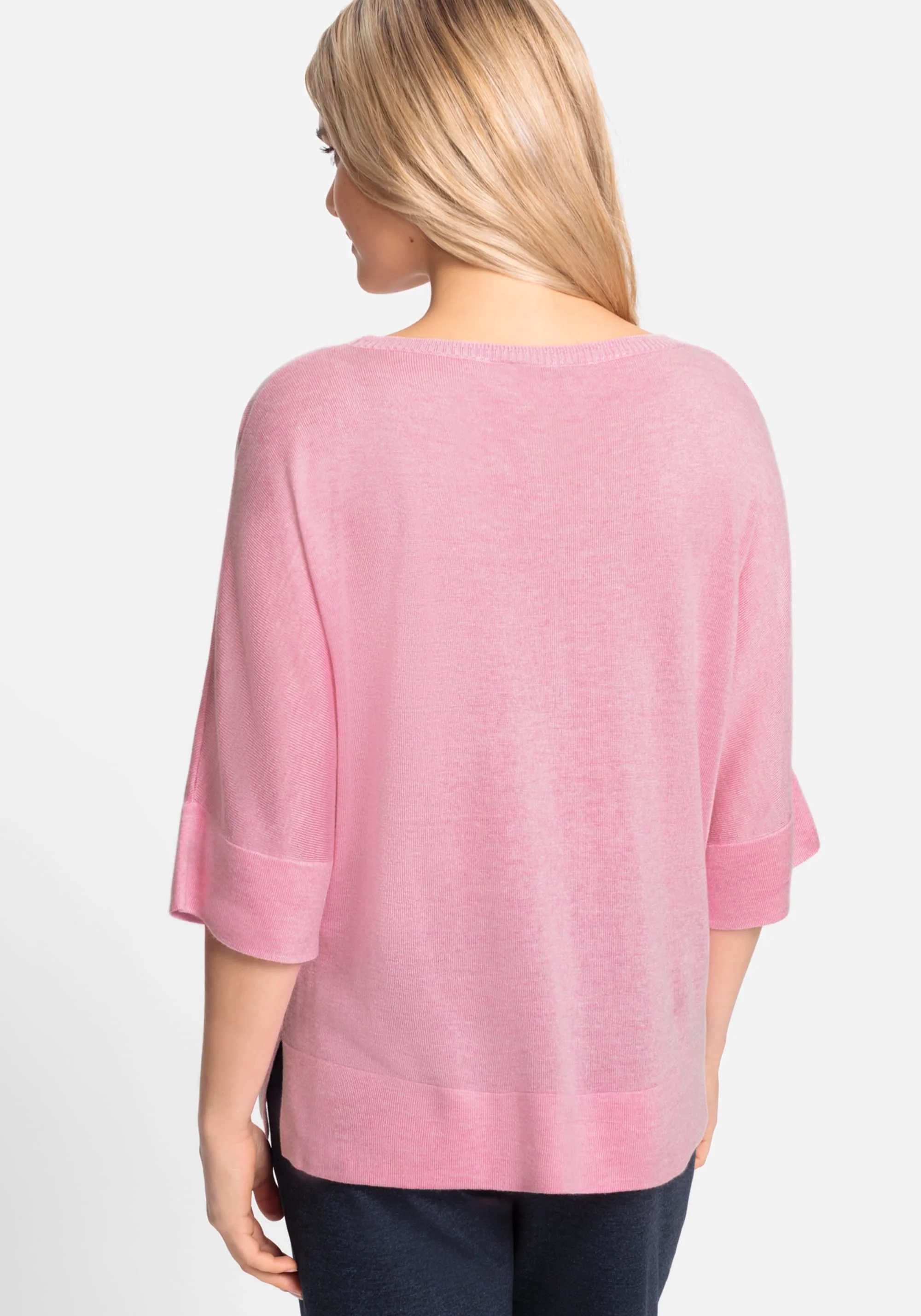 Boatneck Dolman Pullover Sweater - Image 2
