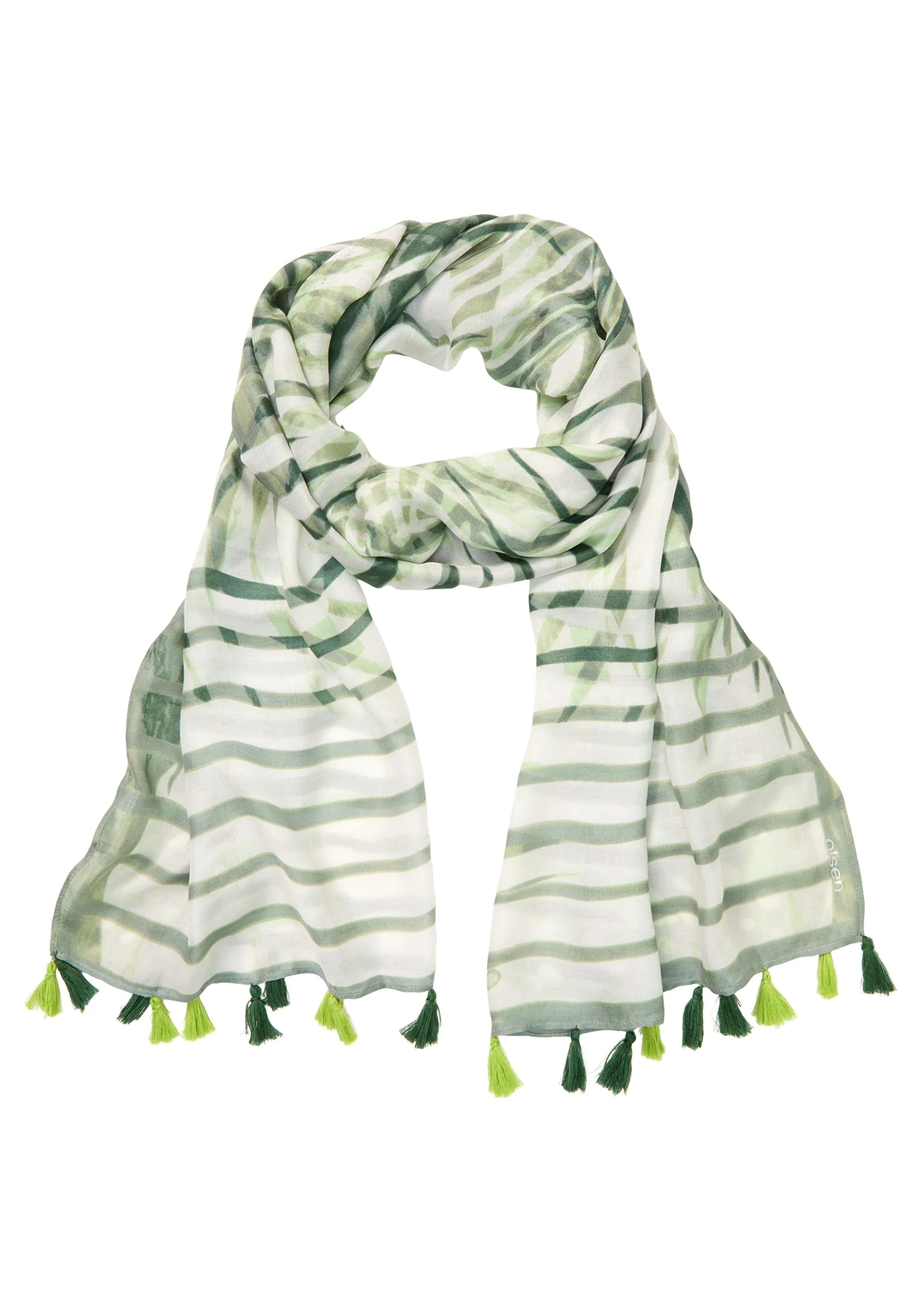 Botanic Stripe Scarf - Image 3