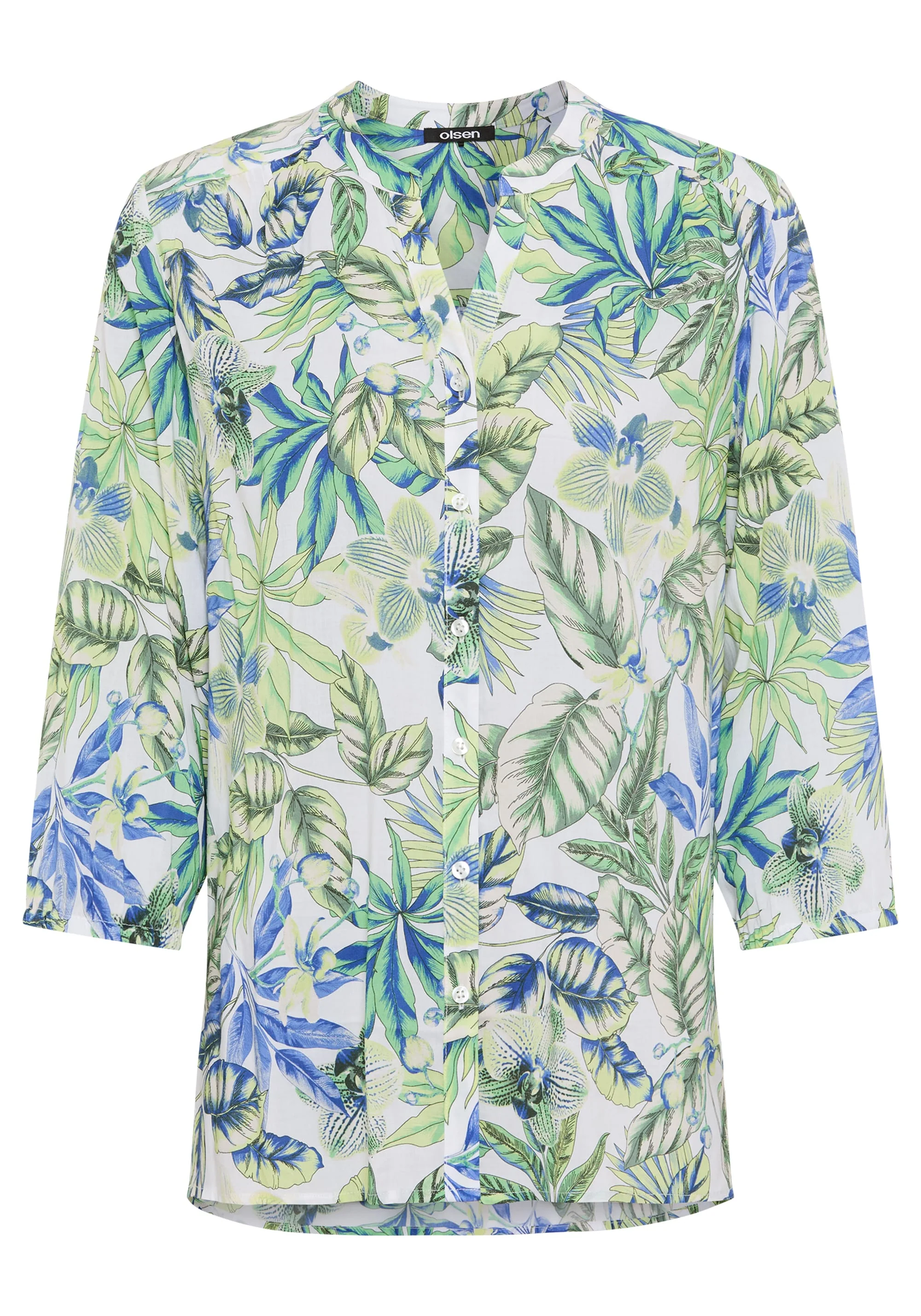 Botanical Print Tunic Shirt - Image 6