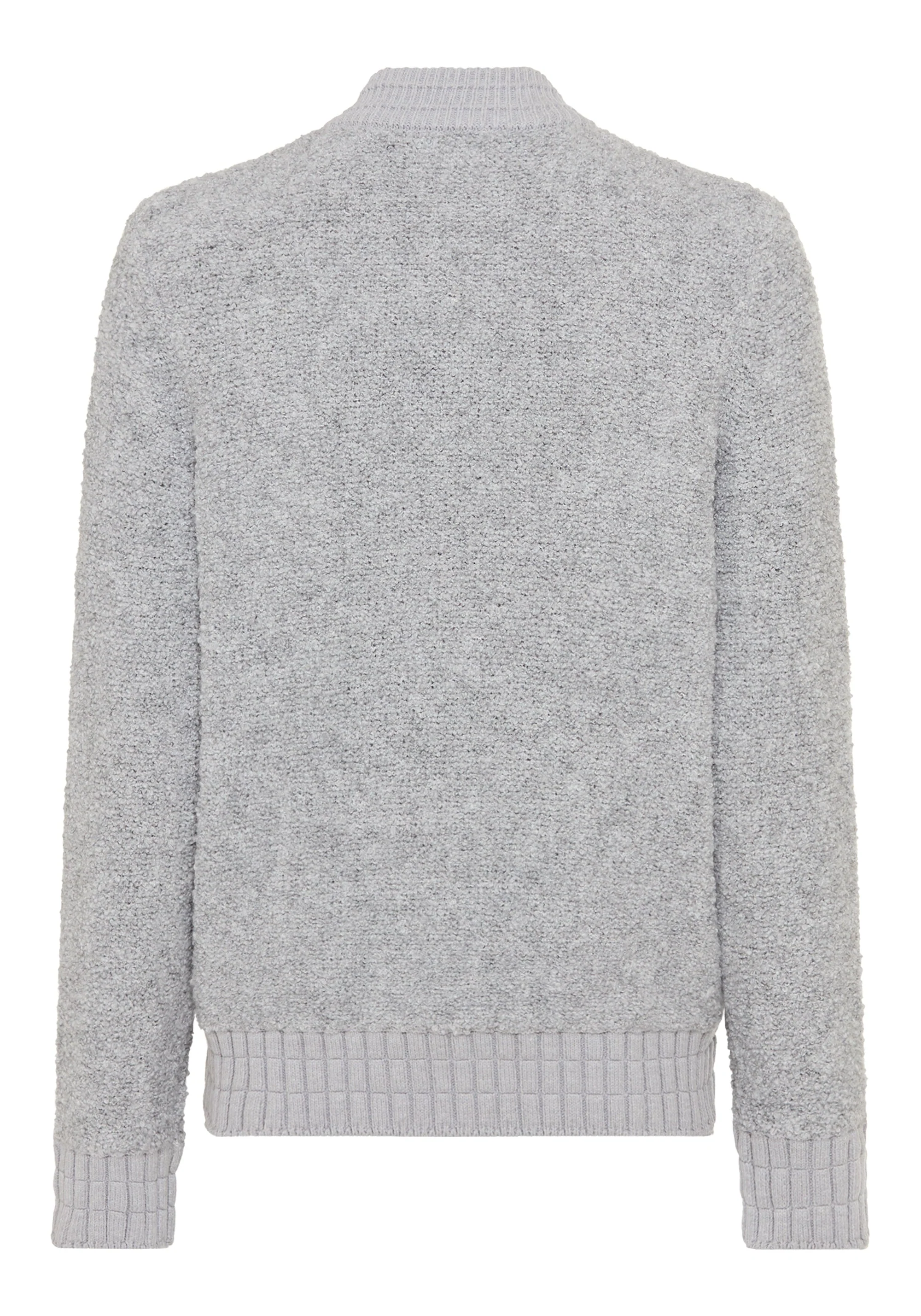 Bouclé Zip Front Cardigan - Image 5