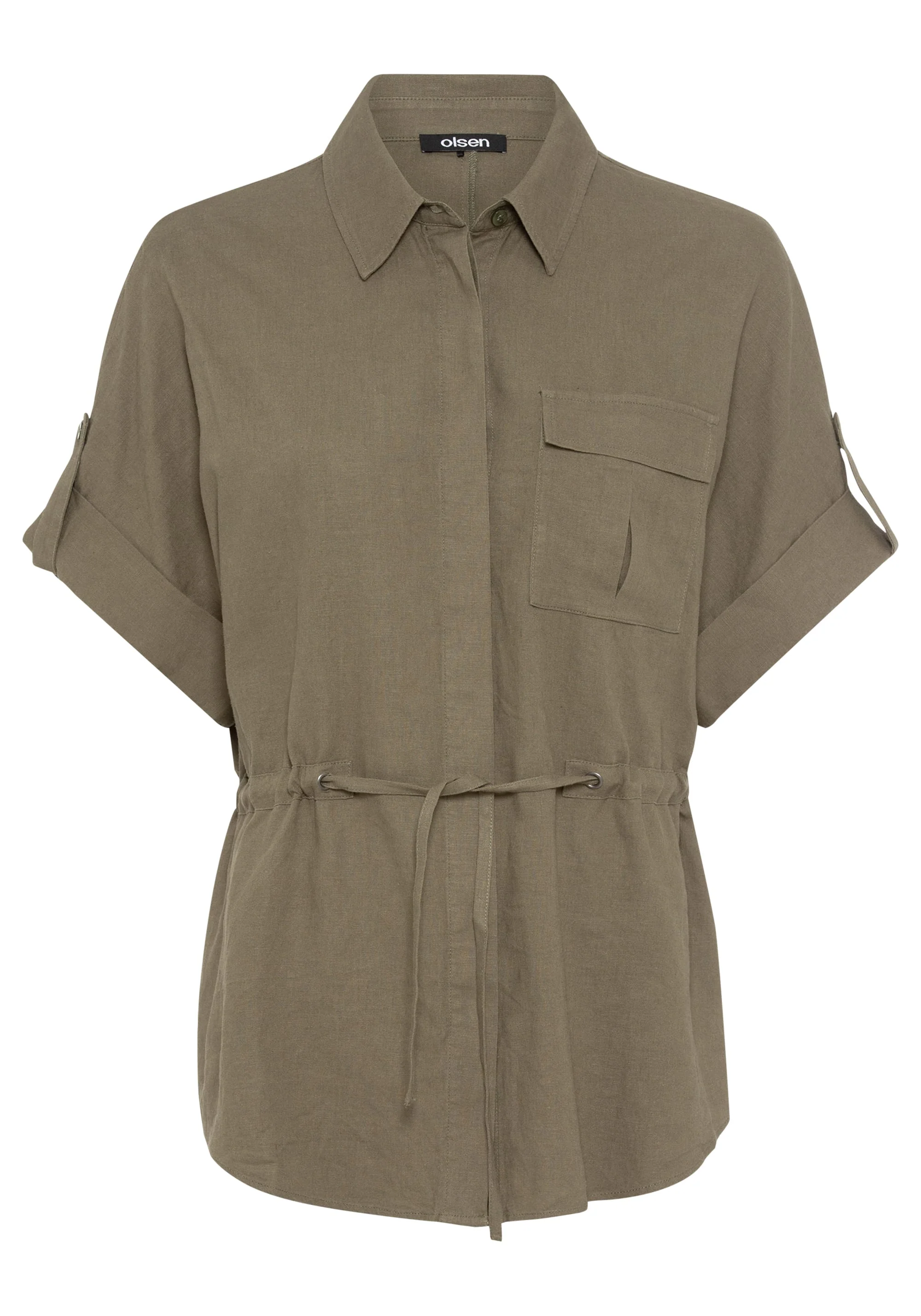 Camp Shirt Drawstring Waist - Image 5