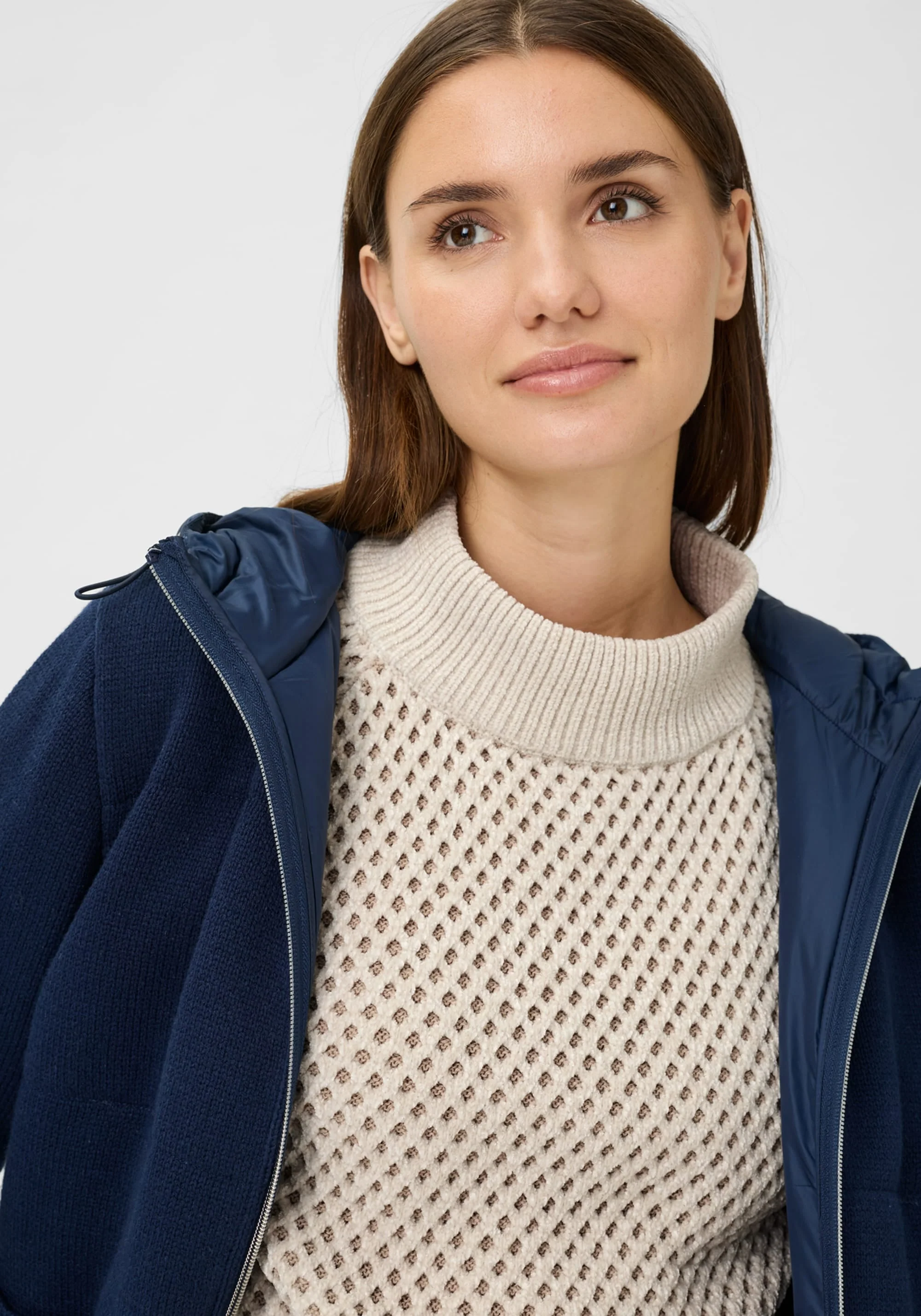 Chenille Novelty Mock Neck Sweater - Image 4