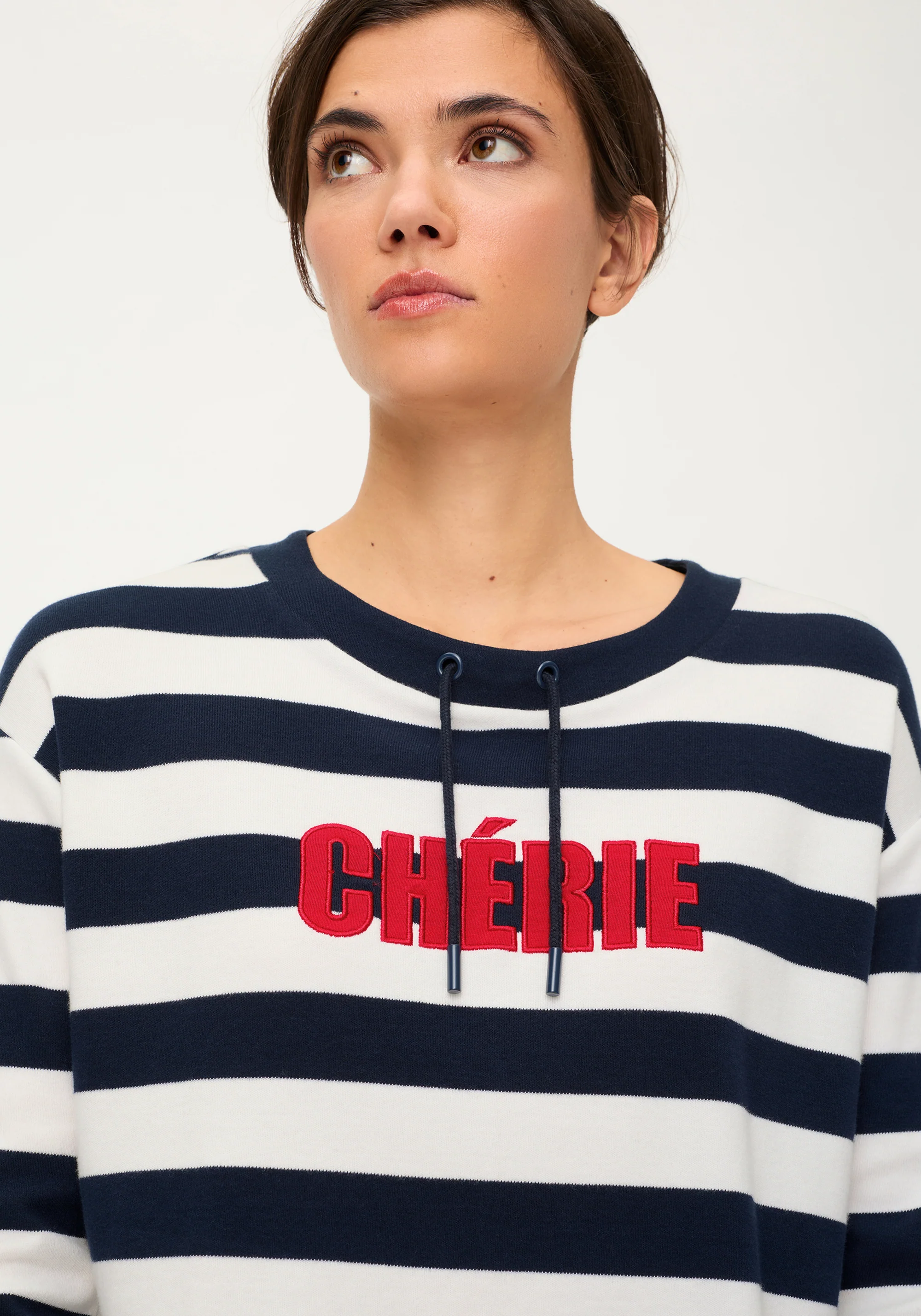 Chérie Embroidered Jersey Knit Top - Image 4