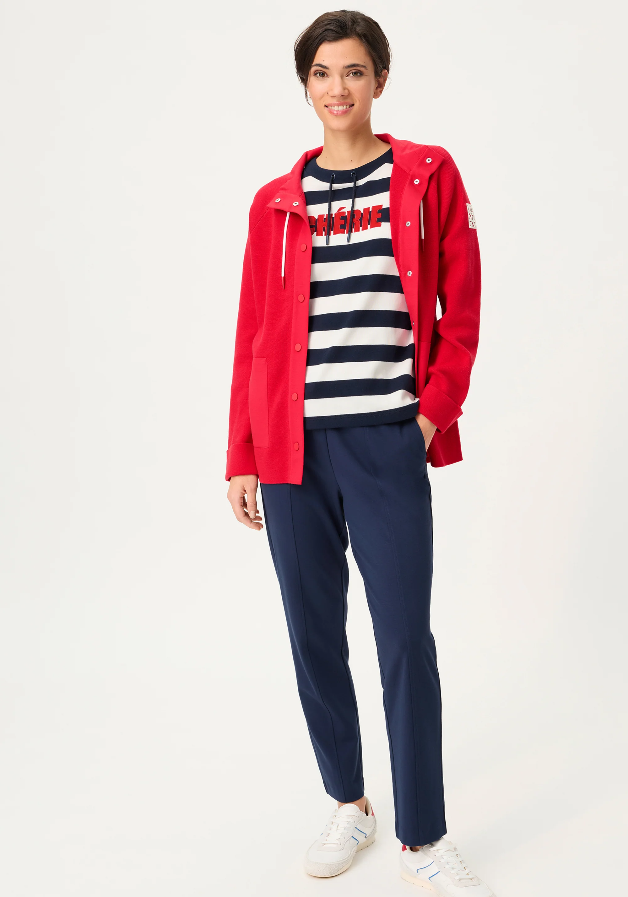 Chérie Embroidered Jersey Knit Top - Image 5