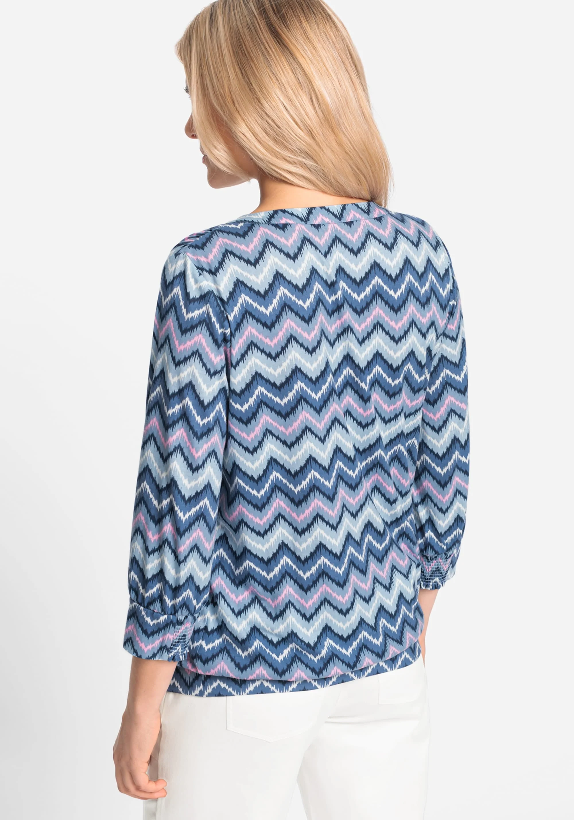 Chevron Print Tunic T-Shirt - Image 3