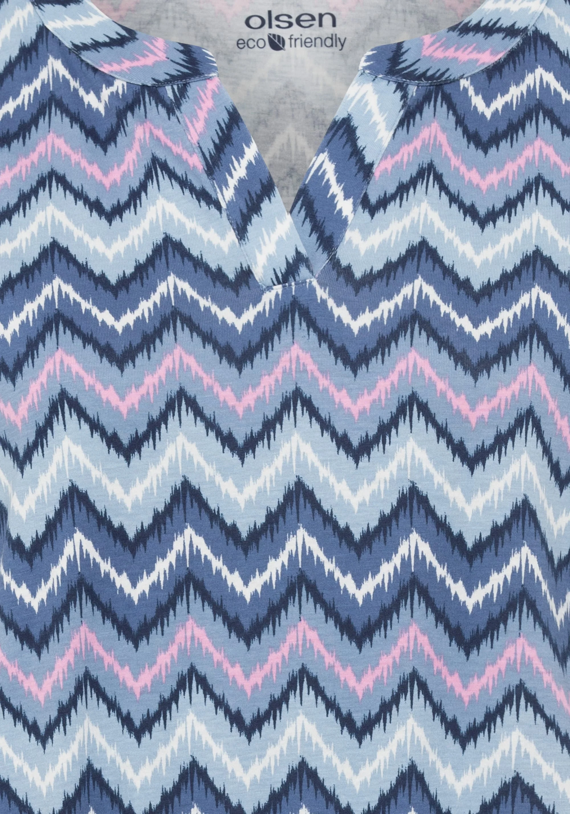 Chevron Print Tunic T-Shirt - Image 6