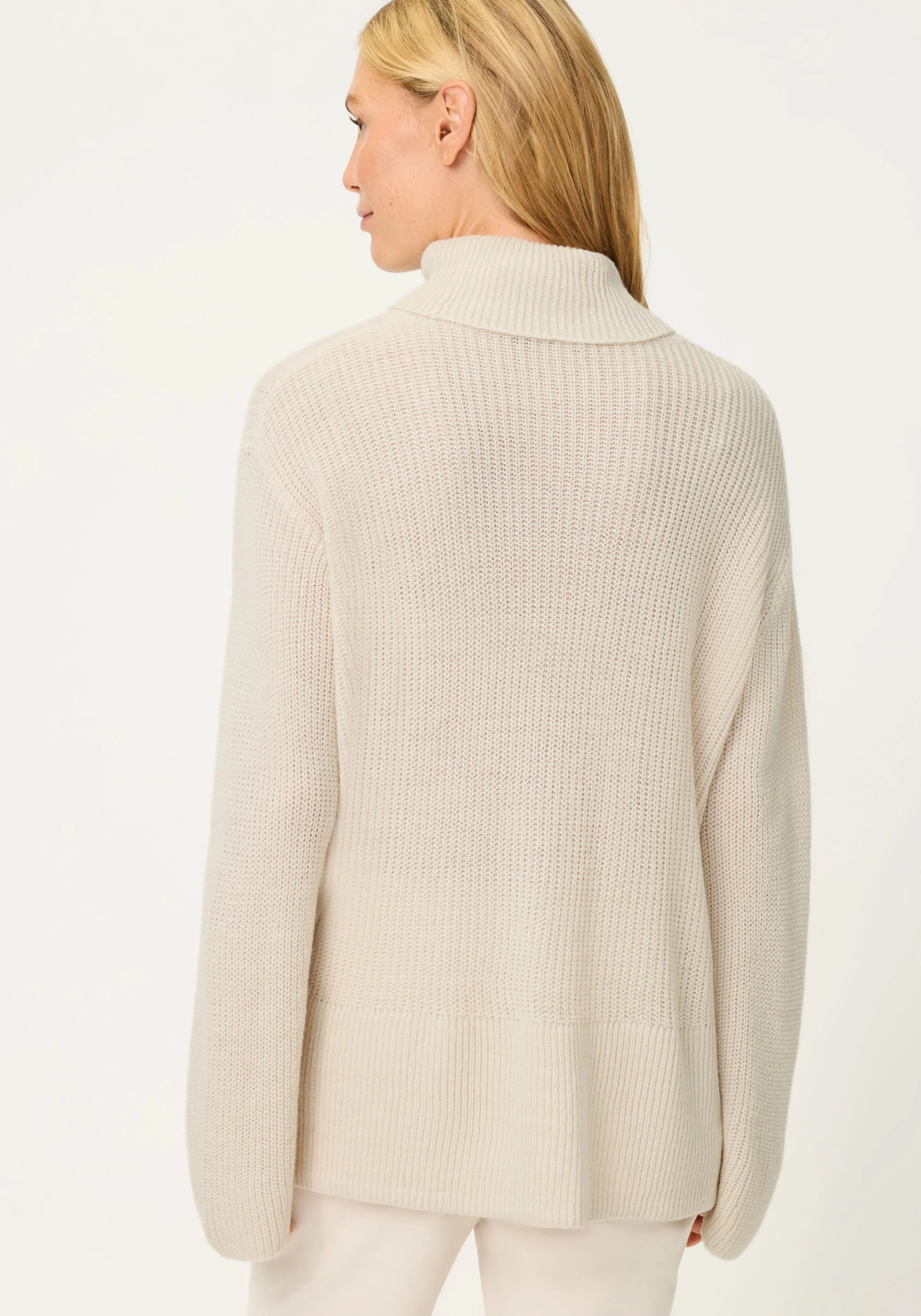 Classic Cable Knit Turtleneck - Image 2
