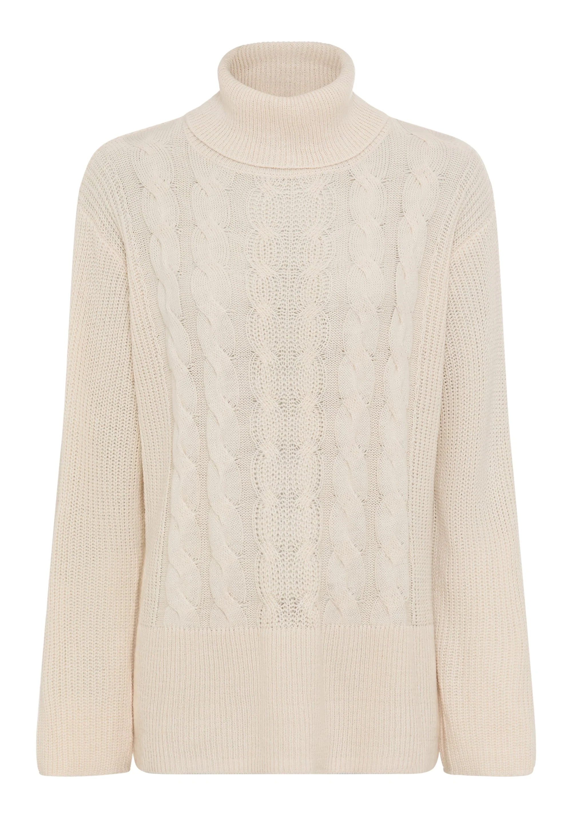 Classic Cable Knit Turtleneck - Image 6