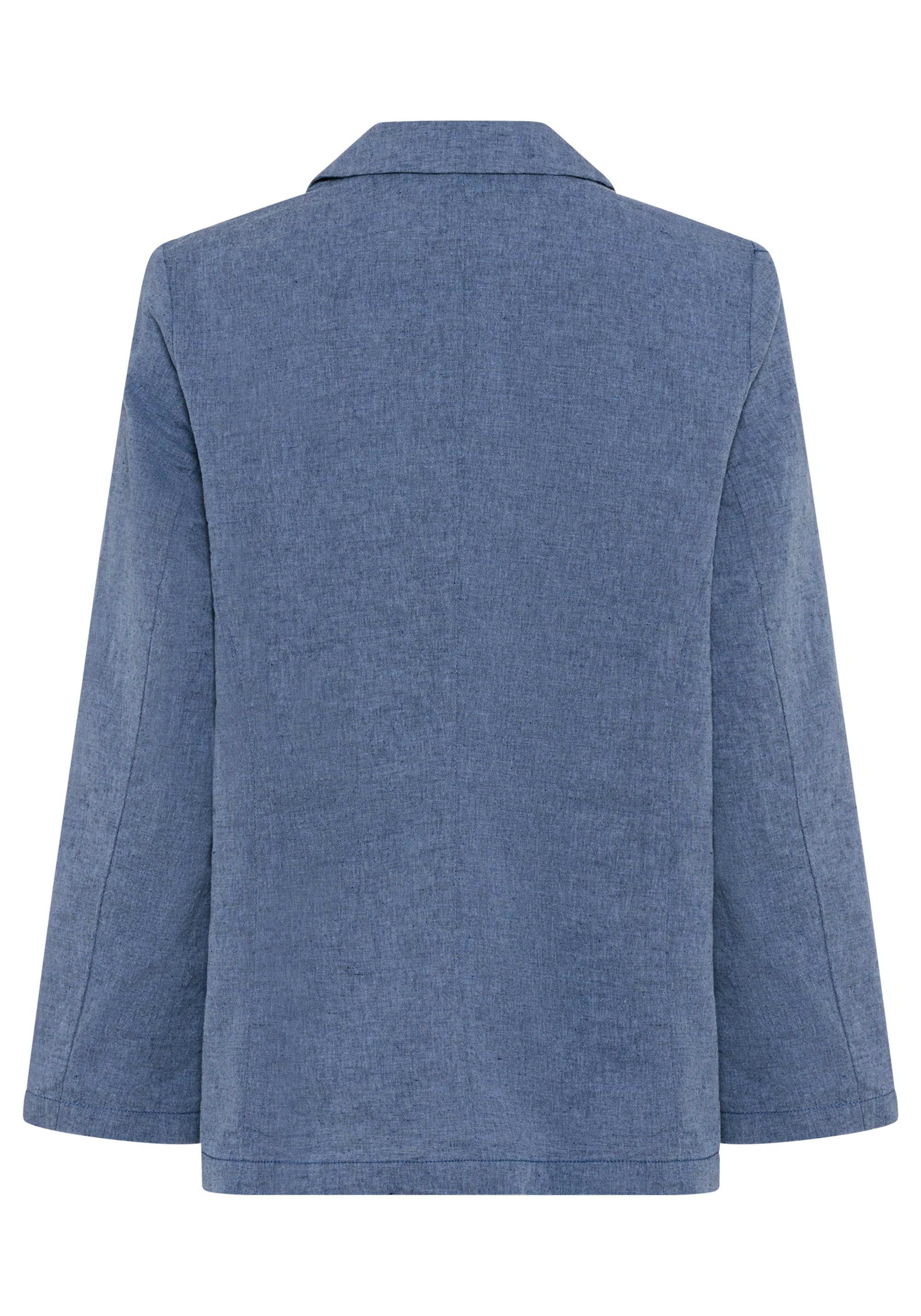 Classic Cotton Linen Blazer - Image 5