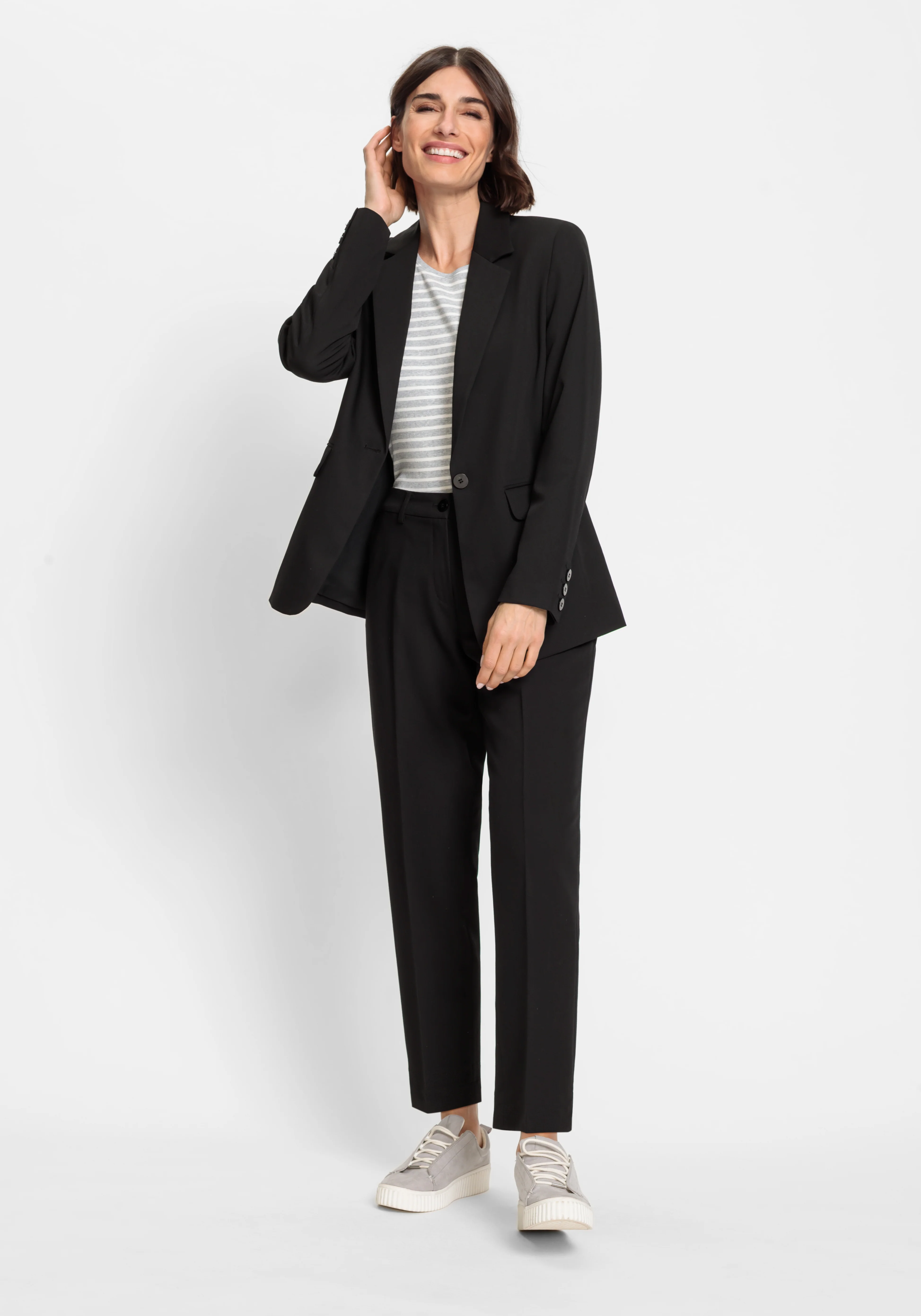Classic Notch Collar Blazer - Image 11