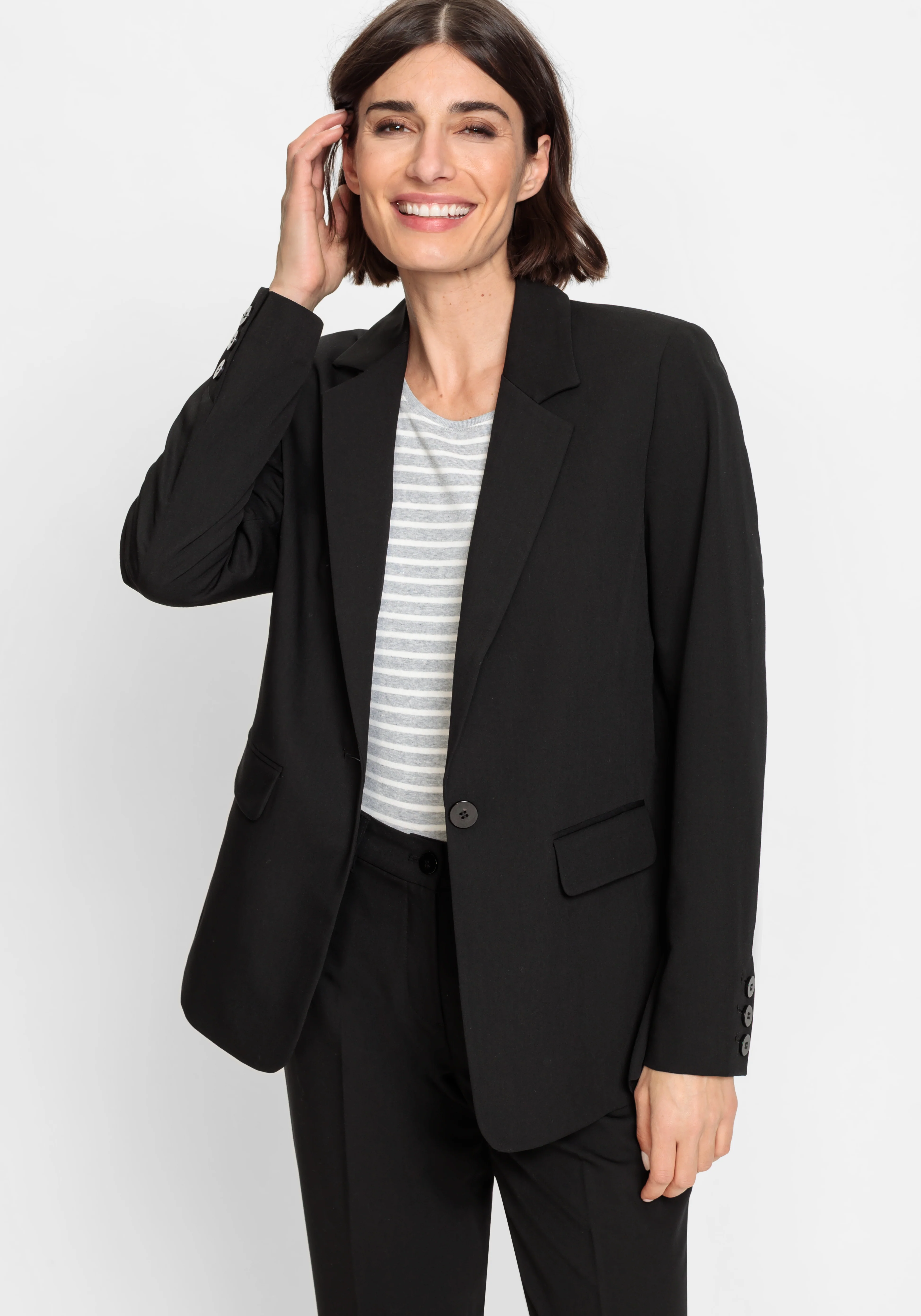 Classic Notch Collar Blazer - Image 9