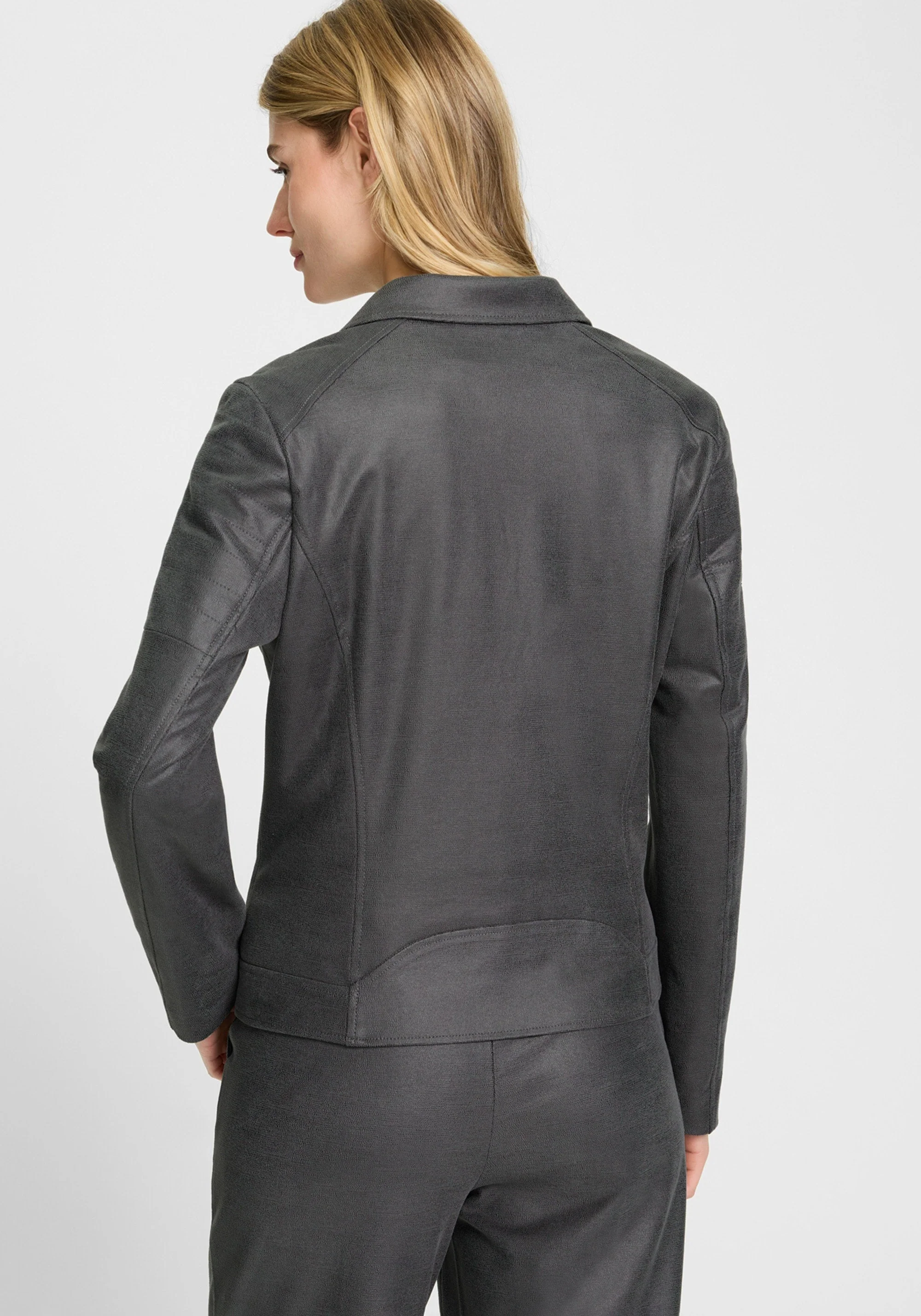 Coated Biker Jacket - Image 3