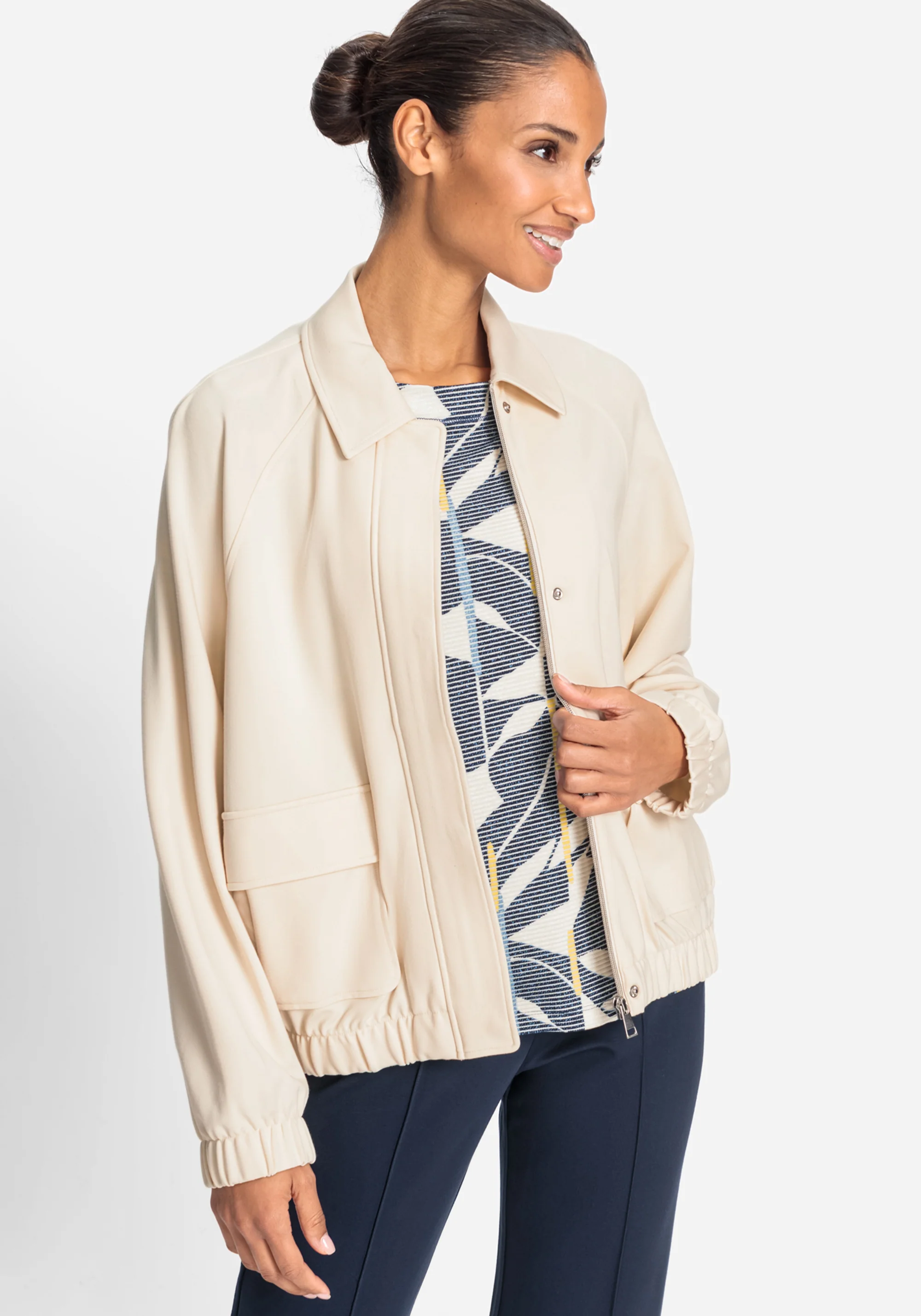 Collared Bomber Jacket - Image 2