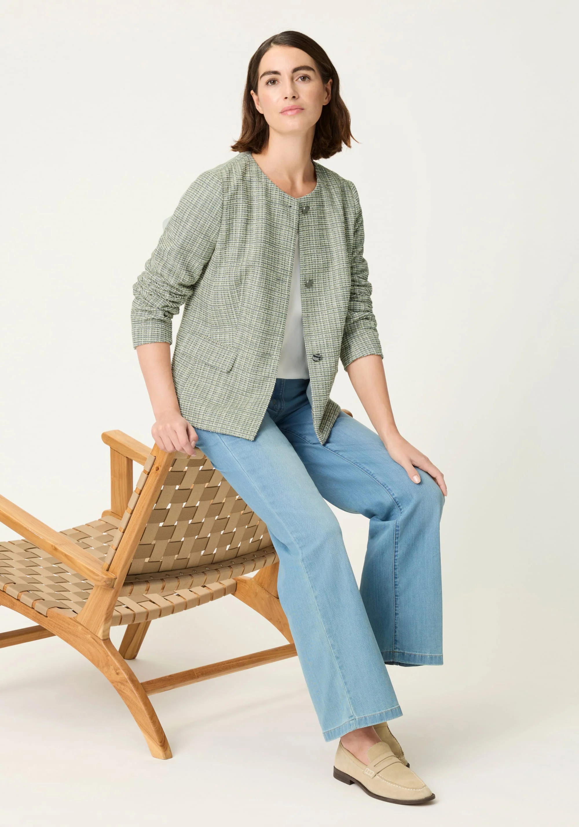 Collarless Jacket - Image 5