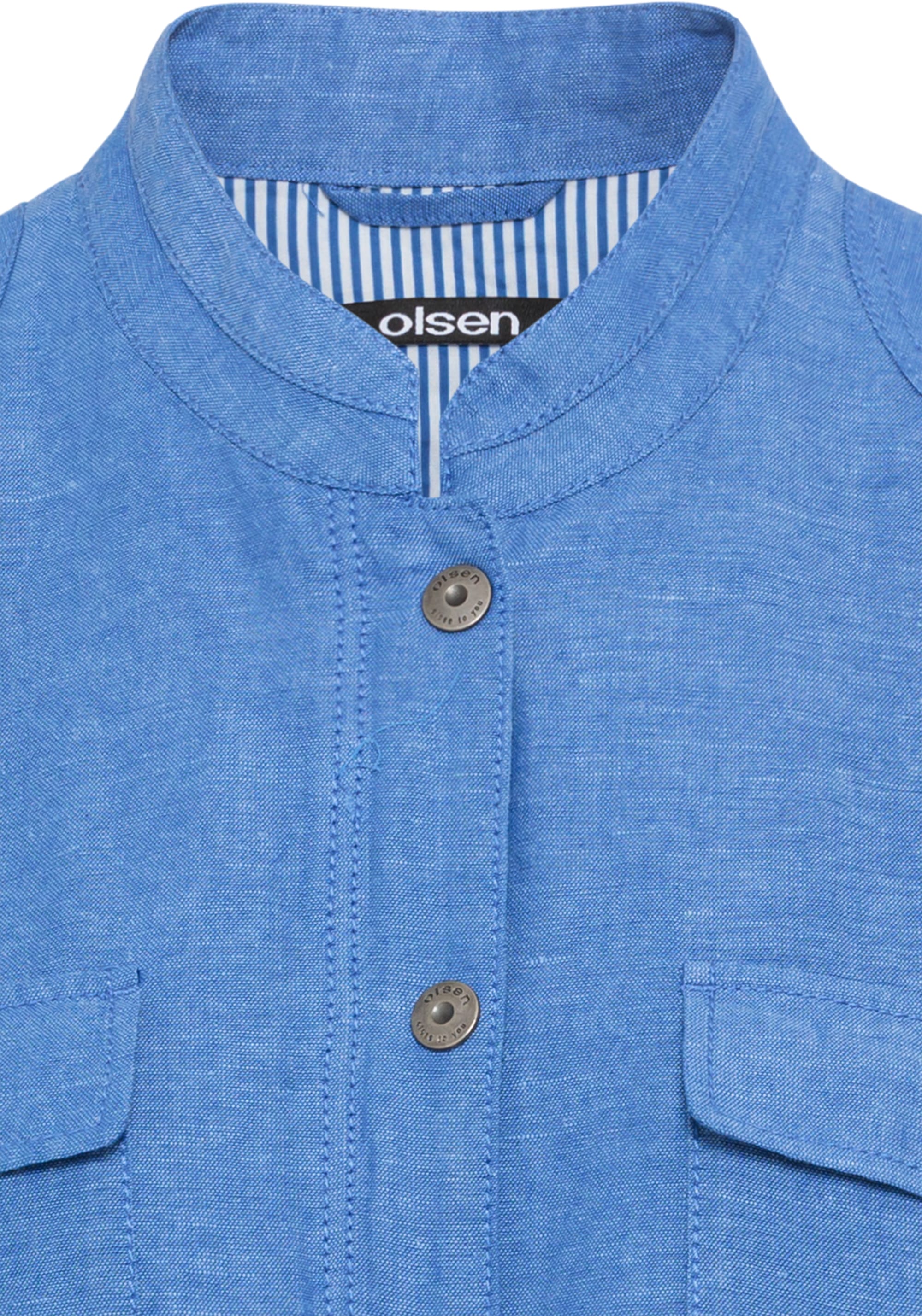 Collarless Safari Jacket - Image 7