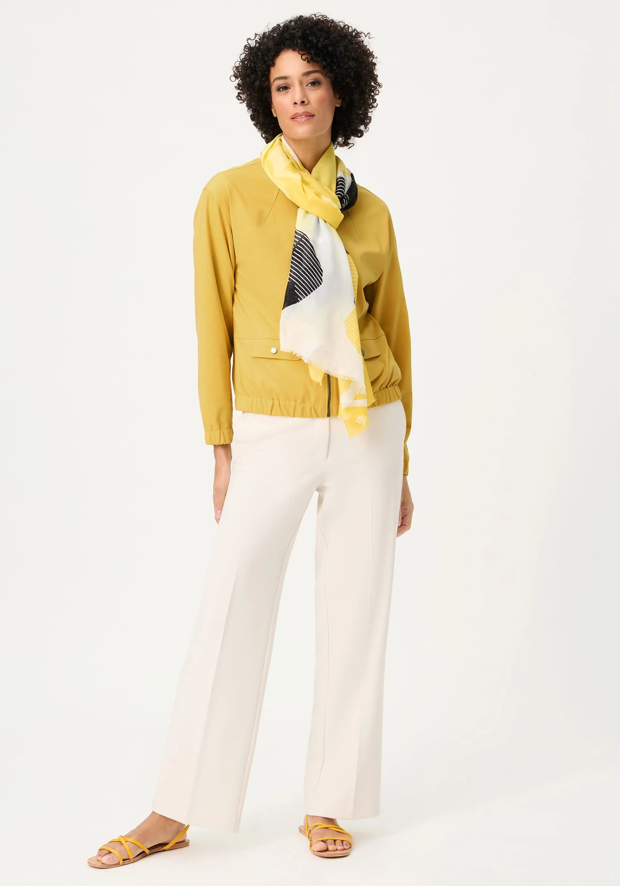 Collarless Zip Jacket - Image 5