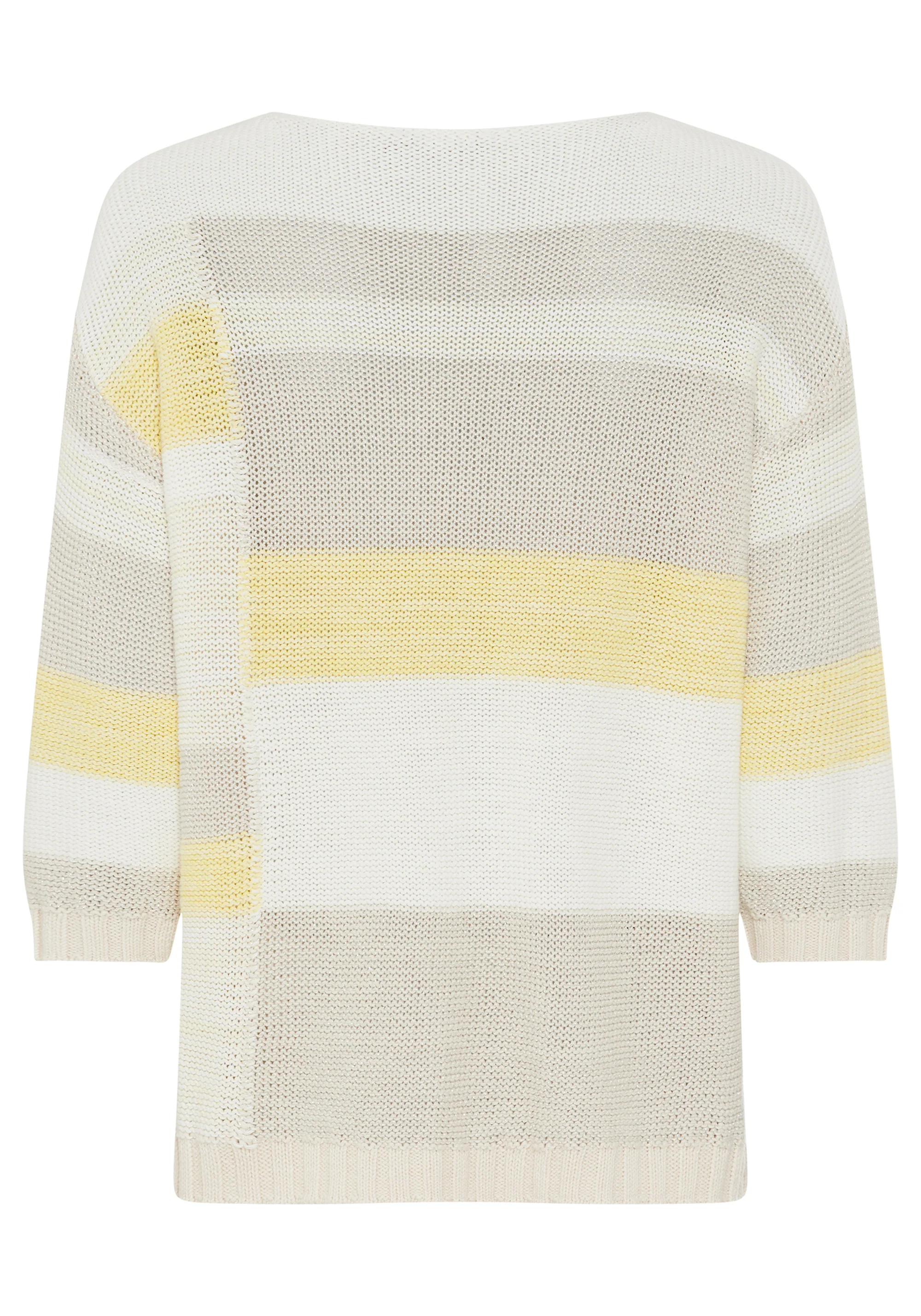 Colour Block Boat Neck Sweater - Image 4